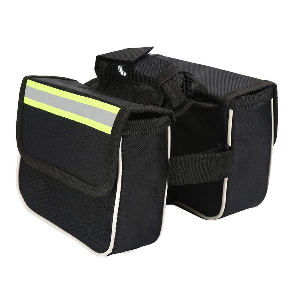 SO Bag - Waterproof Front Frame Saddle Top Tube Bike Bag with Double Pouches | Durable Cycling Frame Accessories for Mountain & Road Bikes | Perfect for Commuting, Bikepacking & Outdoor Adventures
