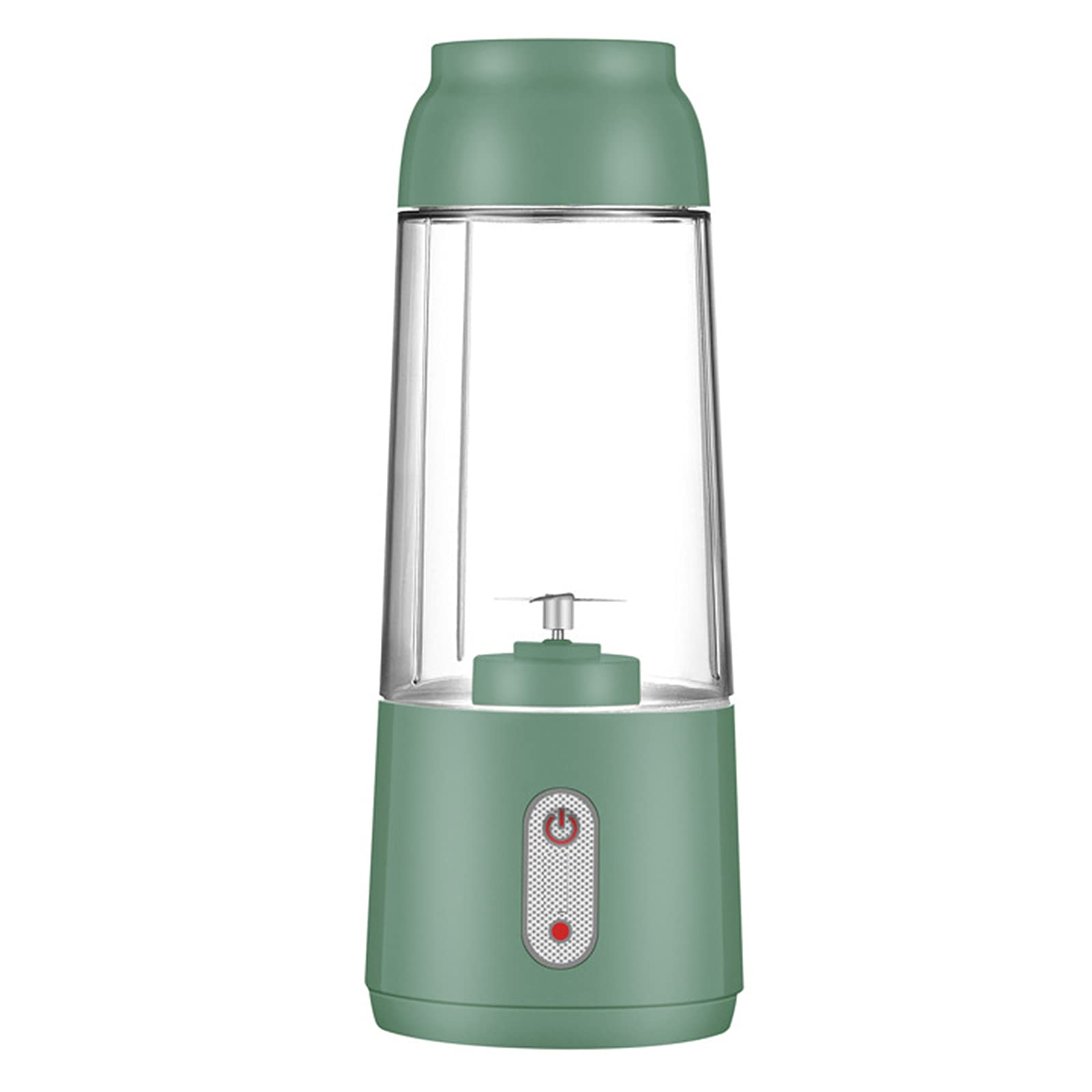 Keebgyy Upgraded Portable Blender - USB Rechargeable Mini Juicer Cup with 4 Stainless Steel Blades for Smoothies, Shakes & Juices | Perfect for Gym, Travel, Office & Home Use (Green)