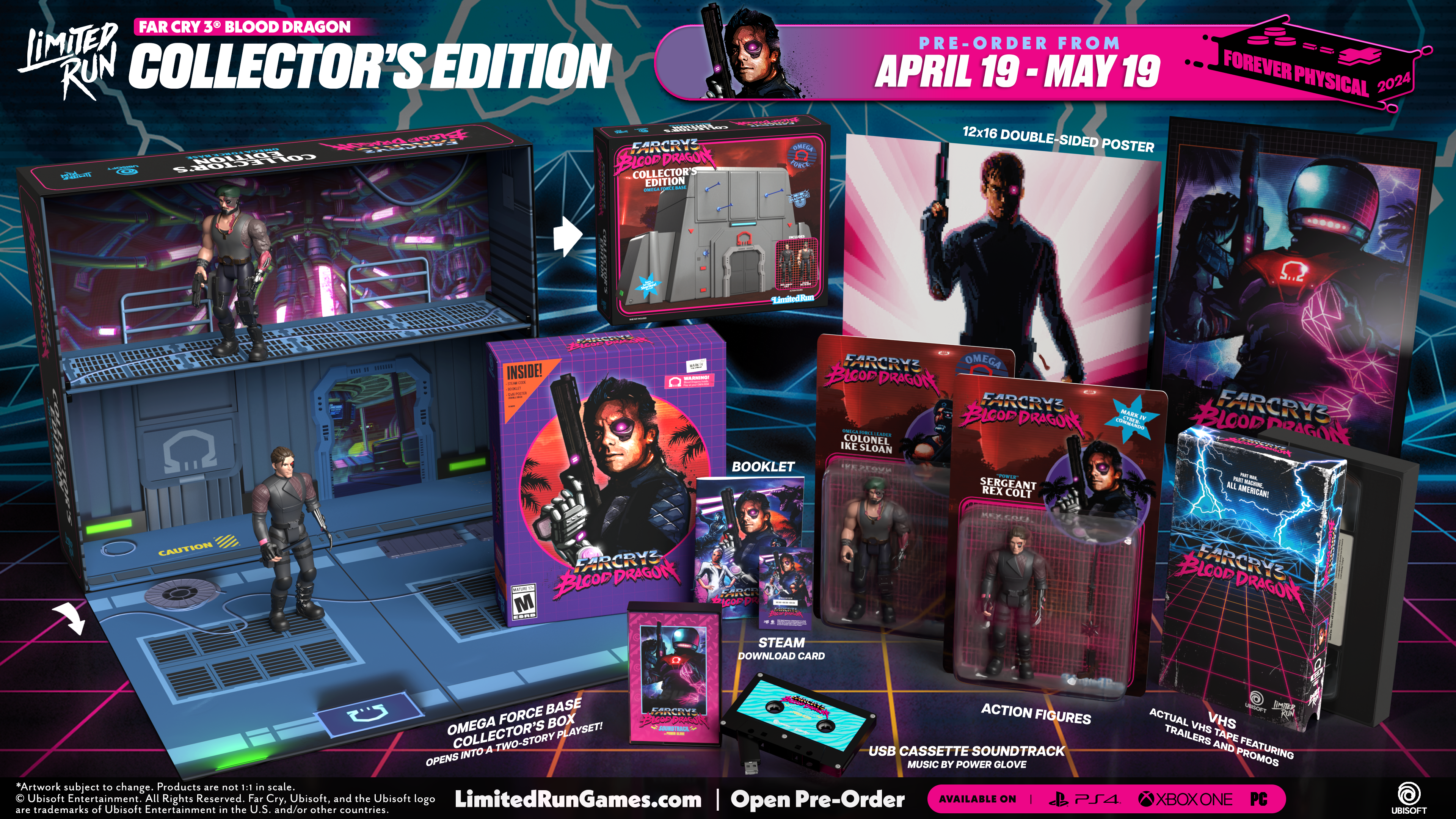 Far Cry 3 Blood Dragon Collector's Edition PC Game - Limited Edition Action Adventure for Windows - Perfect for Gaming Enthusiasts & Collectors