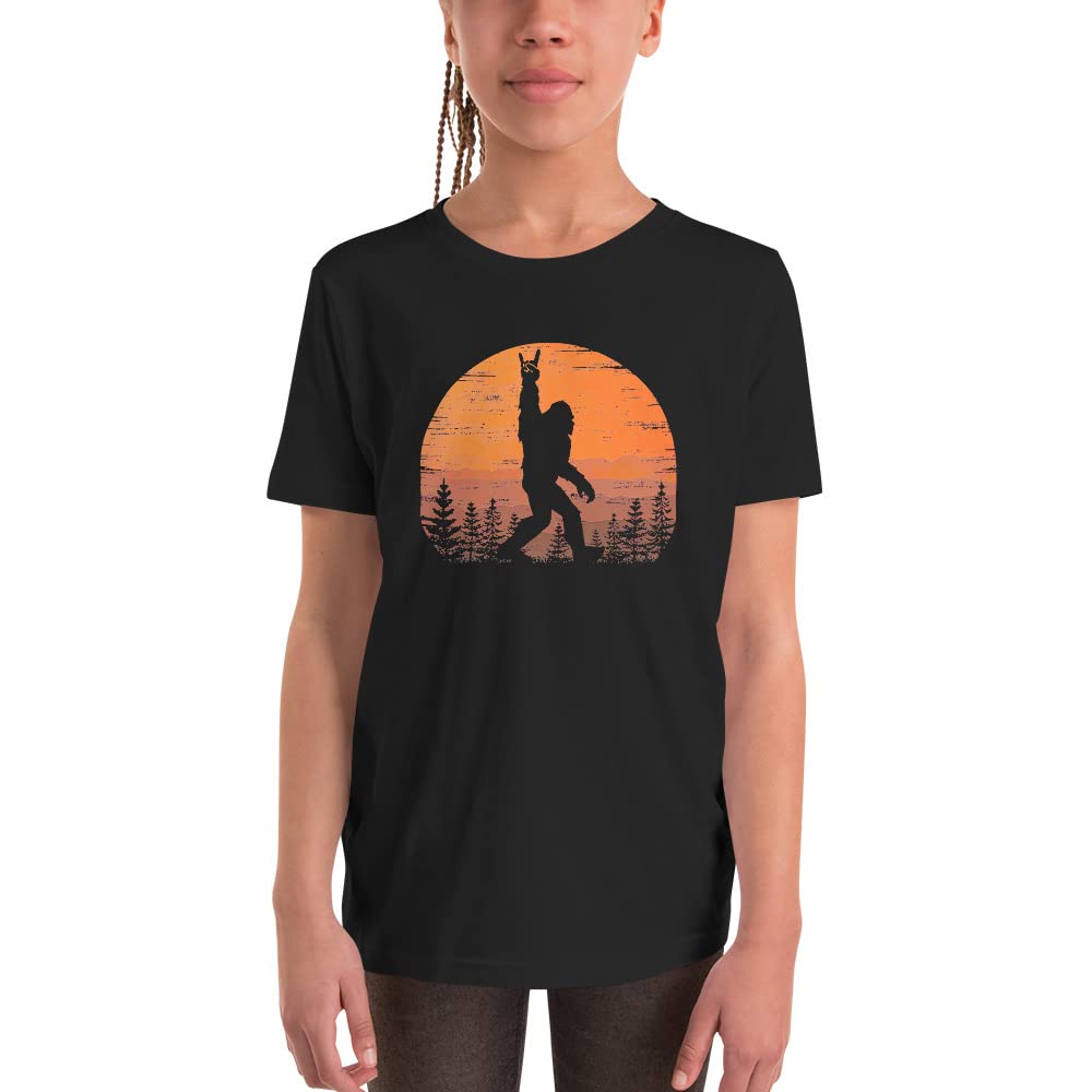 Jack's Tee Bigfoot T-Shirt - Funny Sasquatch Graphic Tee for Youth & Adults - Short Sleeve Casual Cotton Shirt - Perfect for Camping, Hiking & Outdoor Adventures