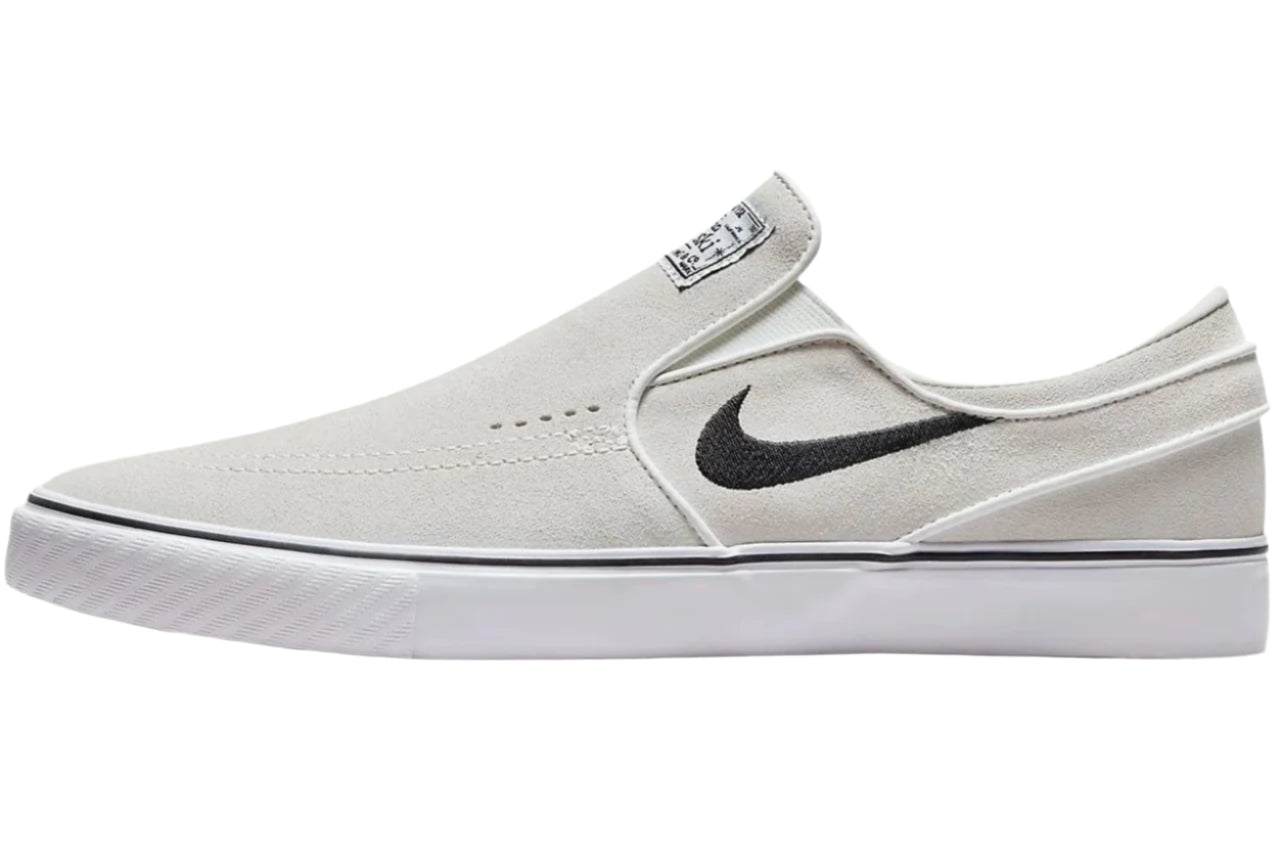 Nike SB Janoski Slip-On Skate Shoes - Summit White/Black | Lightweight & Durable for Skateboarding, Casual Wear & Street Style