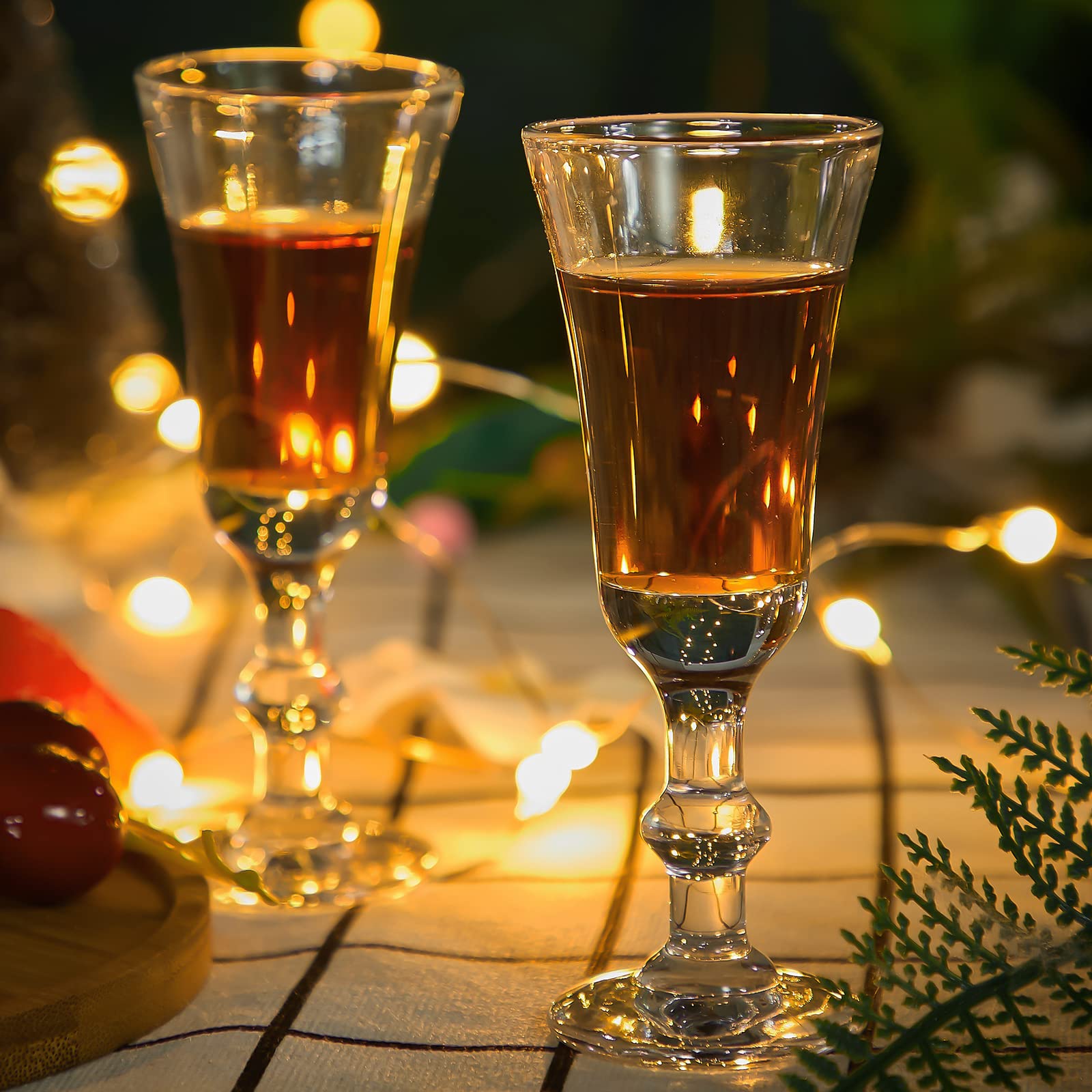 Premium Cordial & Limoncello Glasses Set of 3 - Elegant 1 oz Stemmed Shot Glasses for Cocktails, Liqueurs & Dessert Wines | Perfect for Home Bars, Dinner Parties & Italian-Themed Events