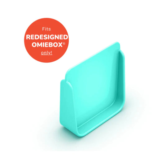 OmieBox Divider V2 - Bento Box Lunch Container with Removable Compartments, Leak-Proof, Teal Color - Perfect for School, Work & Picnics