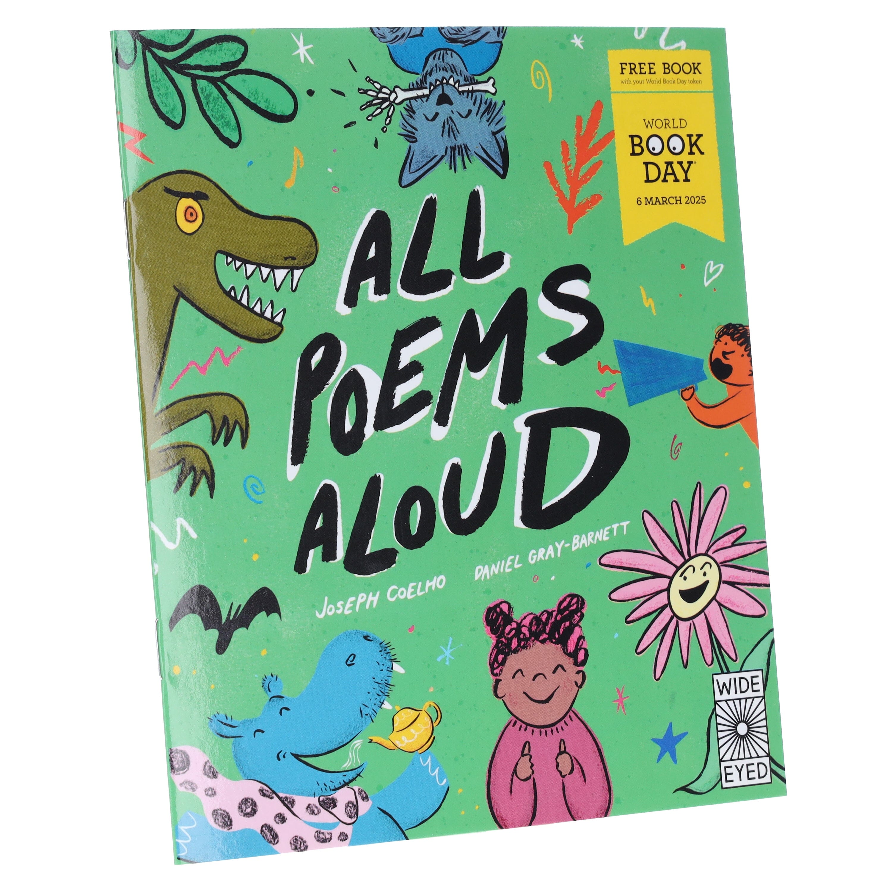 All Poems Aloud by Joseph Coelho - World Book Day 2025 Paperback Book for Kids Ages 6-9 | Perfect for Bedtime Stories, Classroom Reading & Poetry Lovers