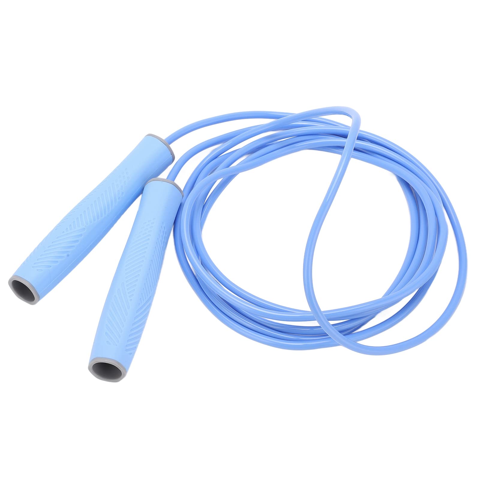 Best Fitness Skipping Rope for Workouts - Wavy Texture Jump Rope with Cordless Winding System for Cardio Exercise (Blue) | Perfect for Home Gym, Outdoor Training & Weight Loss