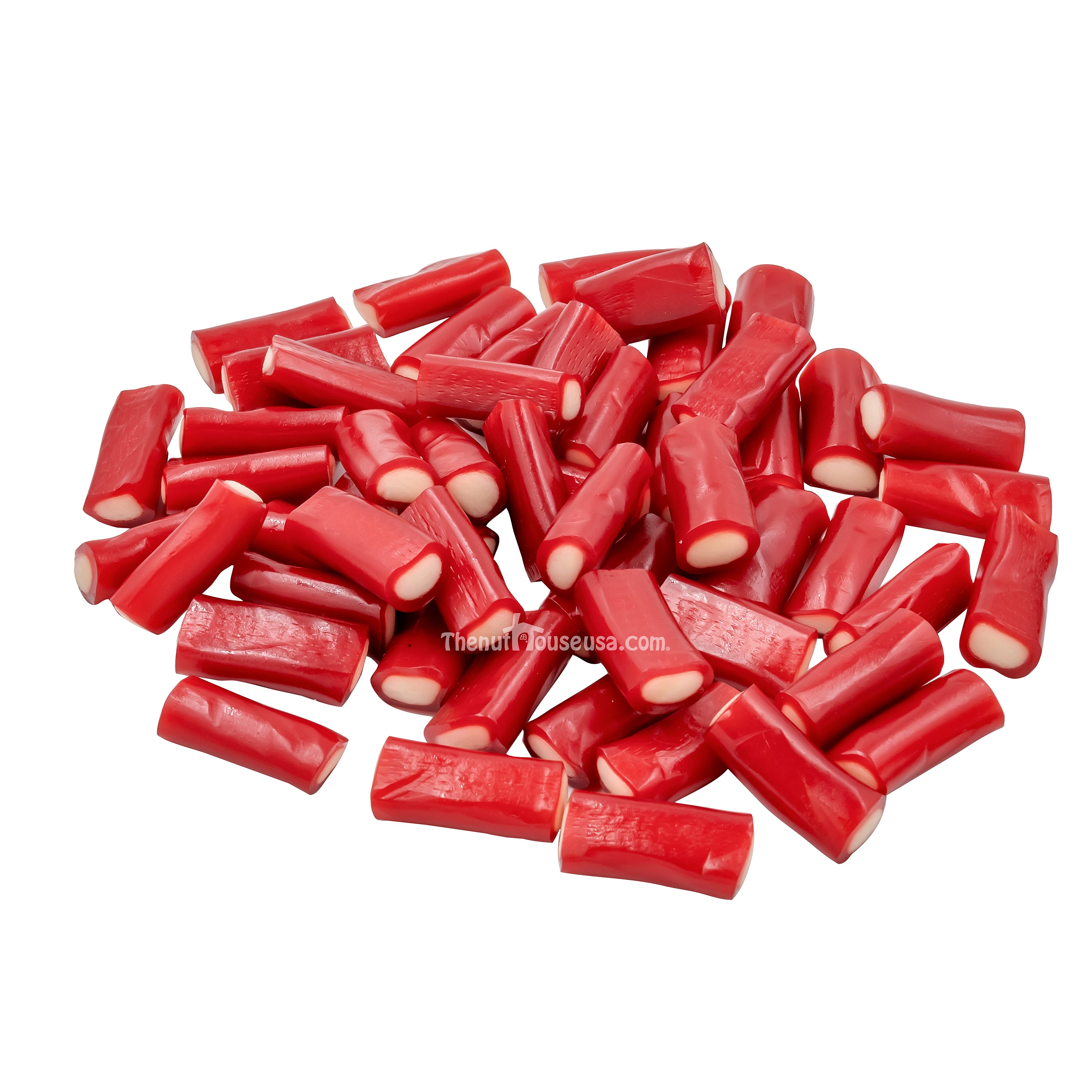 Delicious Short Red Stick Gummy Candy - Sweet & Chewy Treat for Kids & Adults - Perfect for Parties, Snacks & Gift Baskets