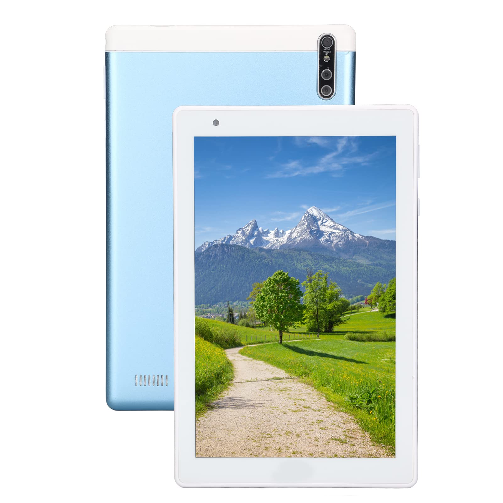 8 Inch Android Tablet for Kids Ages 2-5 - 1920x1080 FHD Display, 8000mAh Battery, 4GB RAM 64GB ROM, Dual Camera, Dual SIM, 3 Card Slots - Perfect for Learning, Entertainment & Travel (Blue)