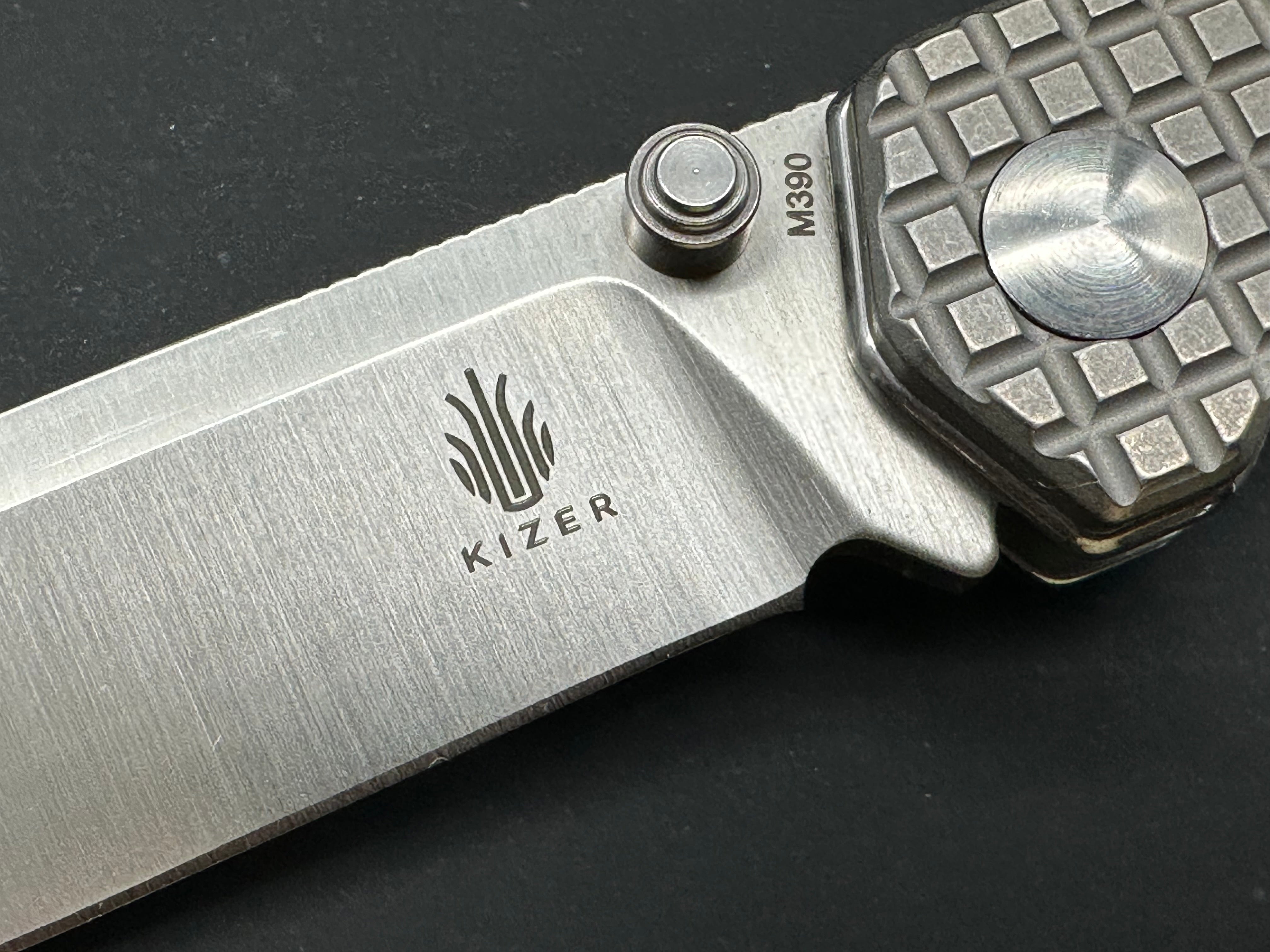 Kizer Begleiter Mini Titanium Frame Lock Pocket Knife with M390 Blade - EDC, Outdoor, Camping & Survival Gear