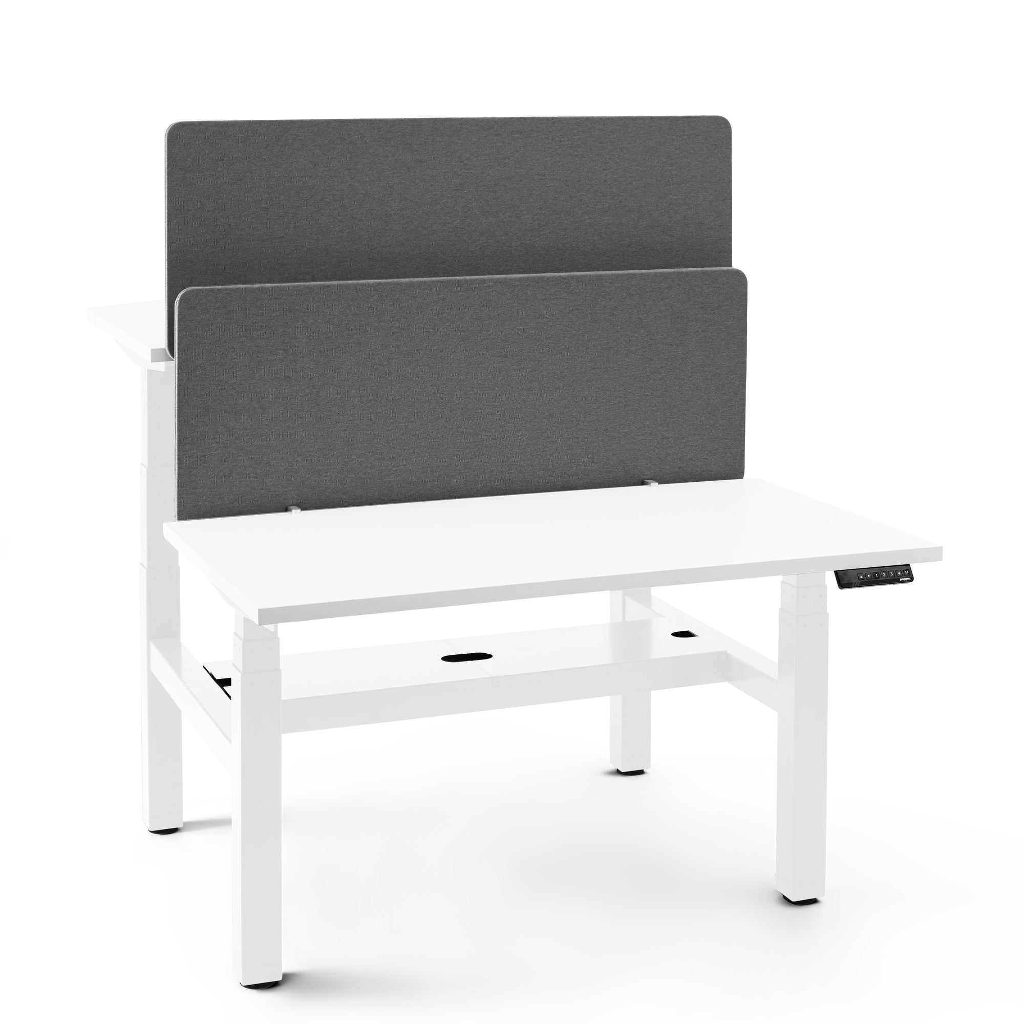 Pinnable Fabric Privacy Panel for Office & Home - Adjustable Face to Face Room Divider for Meetings, Dorms & Events