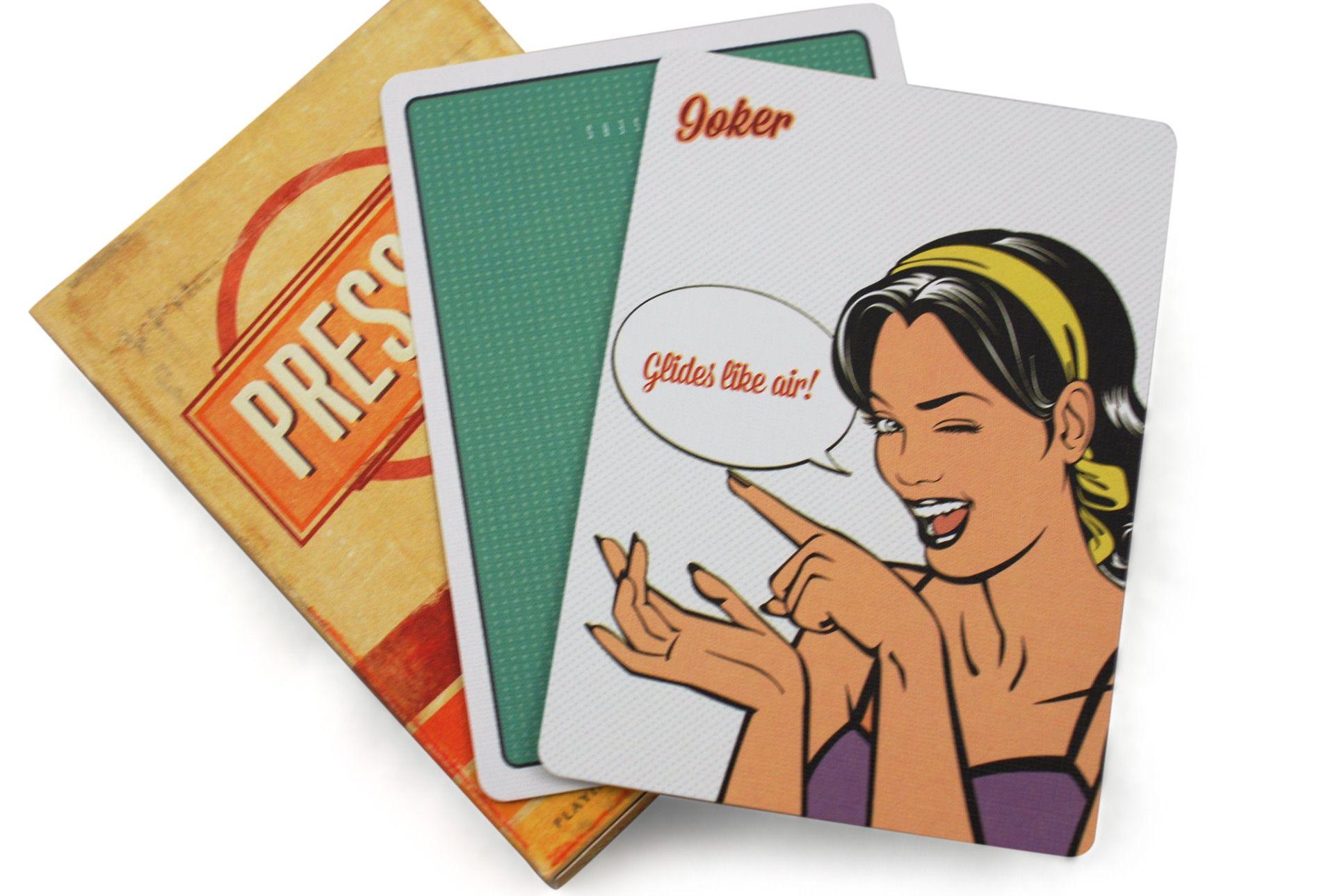 Premium Pressers Playing Cards - 52 Deck of High-Quality Poker Cards for Magic Tricks, Card Games & Casino Night - Perfect for Poker, Blackjack, Solitaire & Family Game Nights