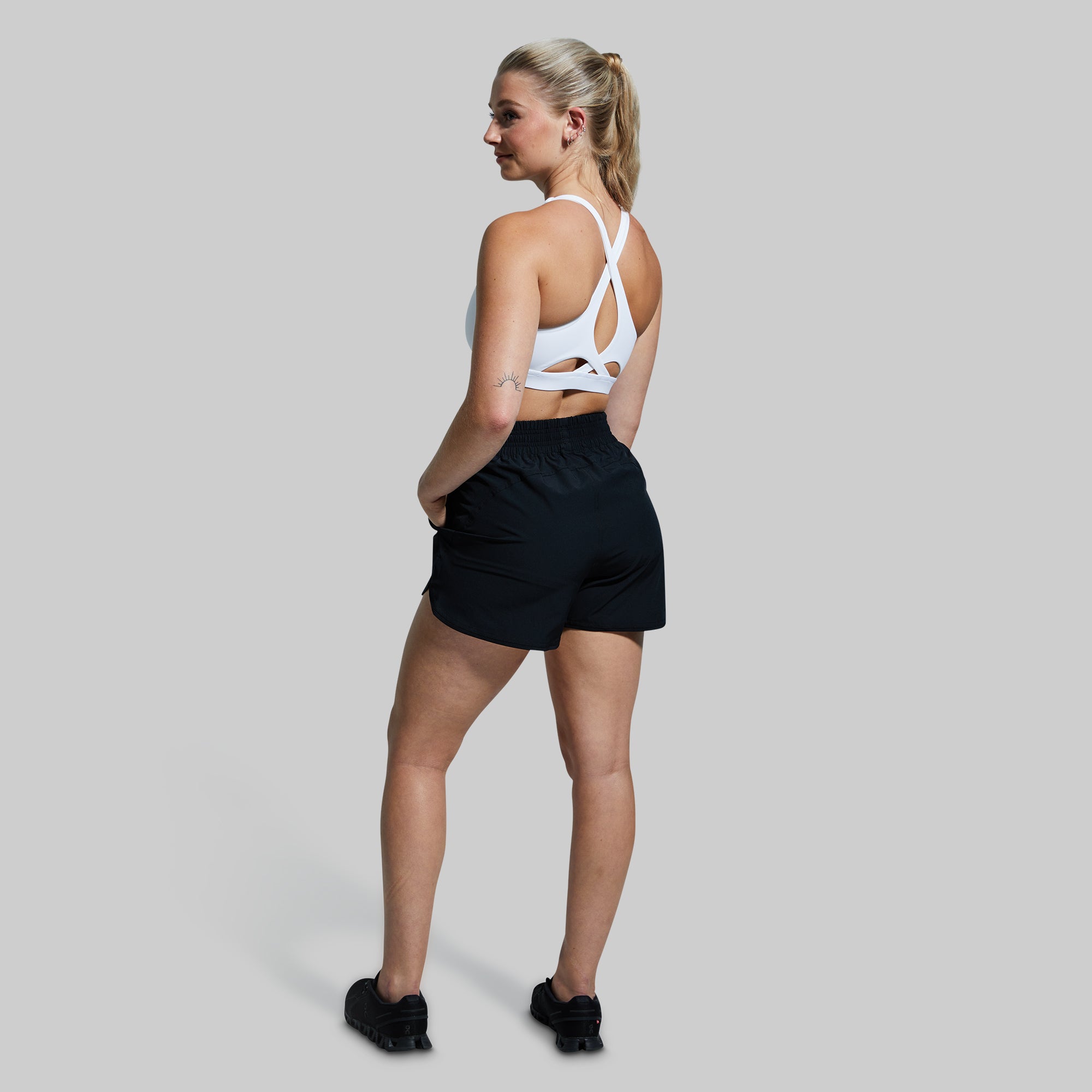 Swift Run Men's Running Shorts - Black | Lightweight & Breathable for Jogging, Gym & Outdoor Workouts