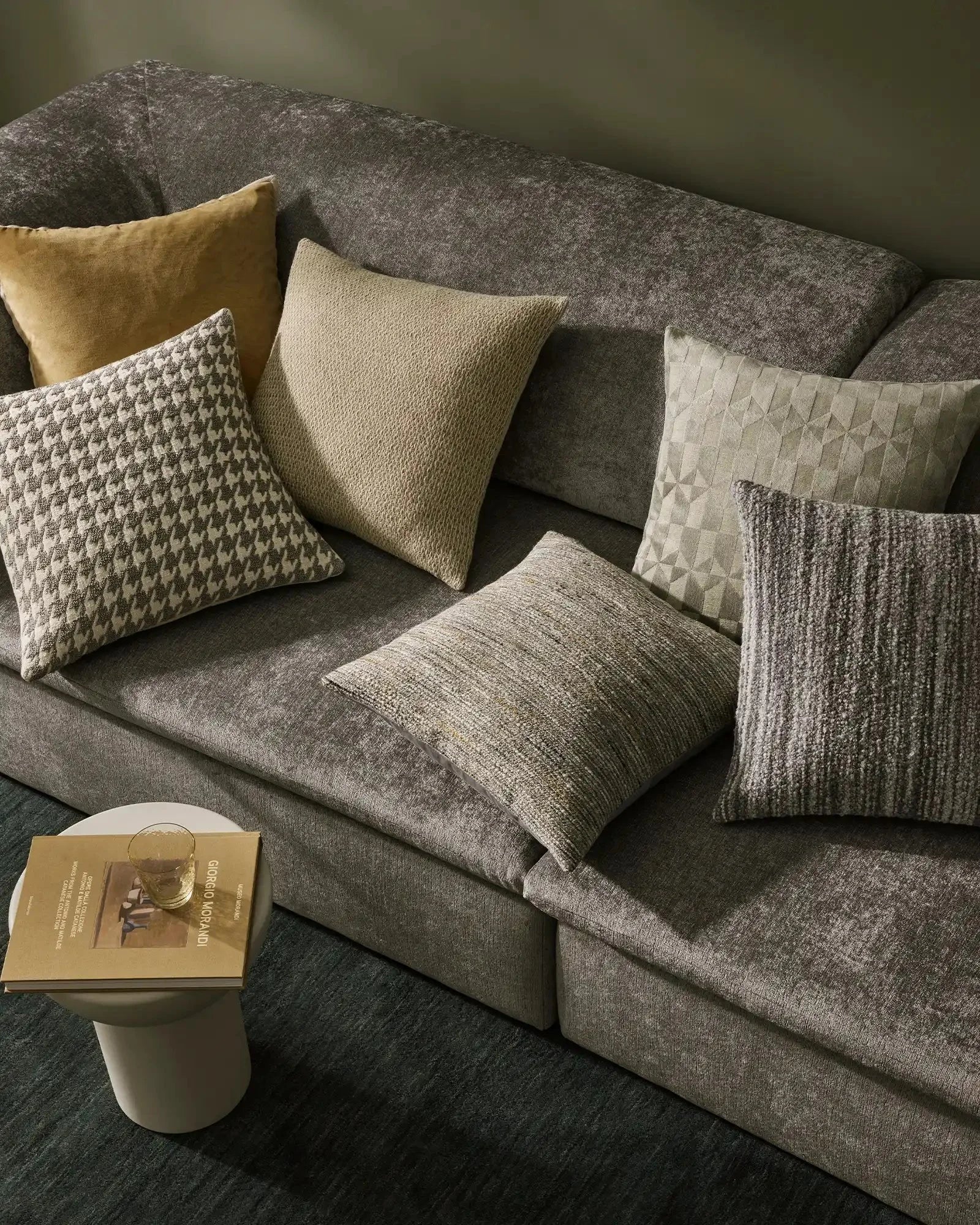 Gigi Cushion Slate - Soft & Comfortable Seat Cushion for Office Chair, Car, Sofa - Perfect for Home, Work & Travel Use