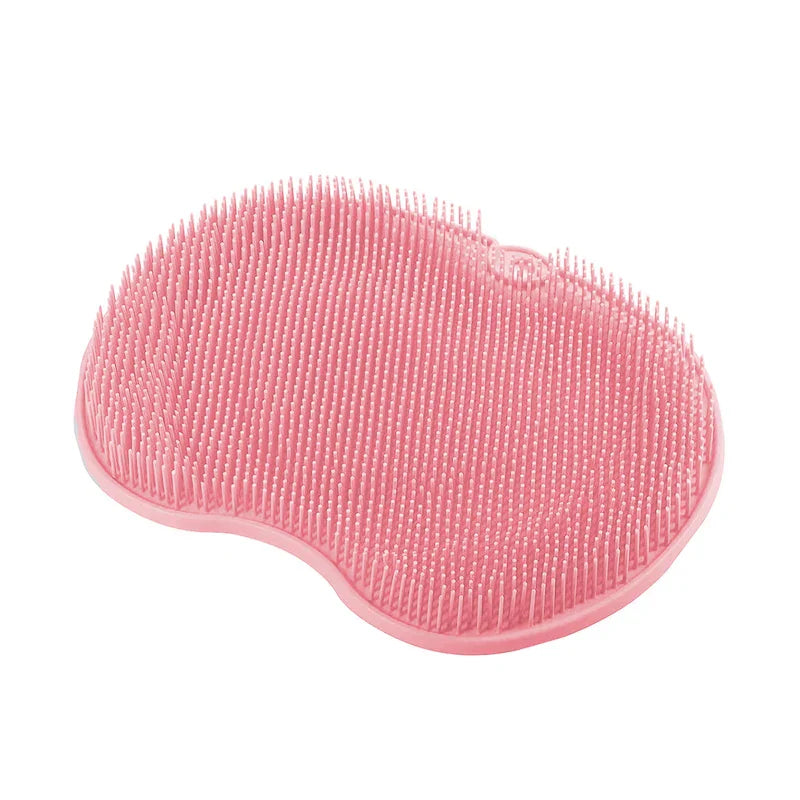 Non-Slip Silicone Back Scrubber for Shower & Bath - Exfoliating Body Brush with Long Handle for Deep Cleansing & Skin Care - Perfect for Spa, Home Bathroom & Gift