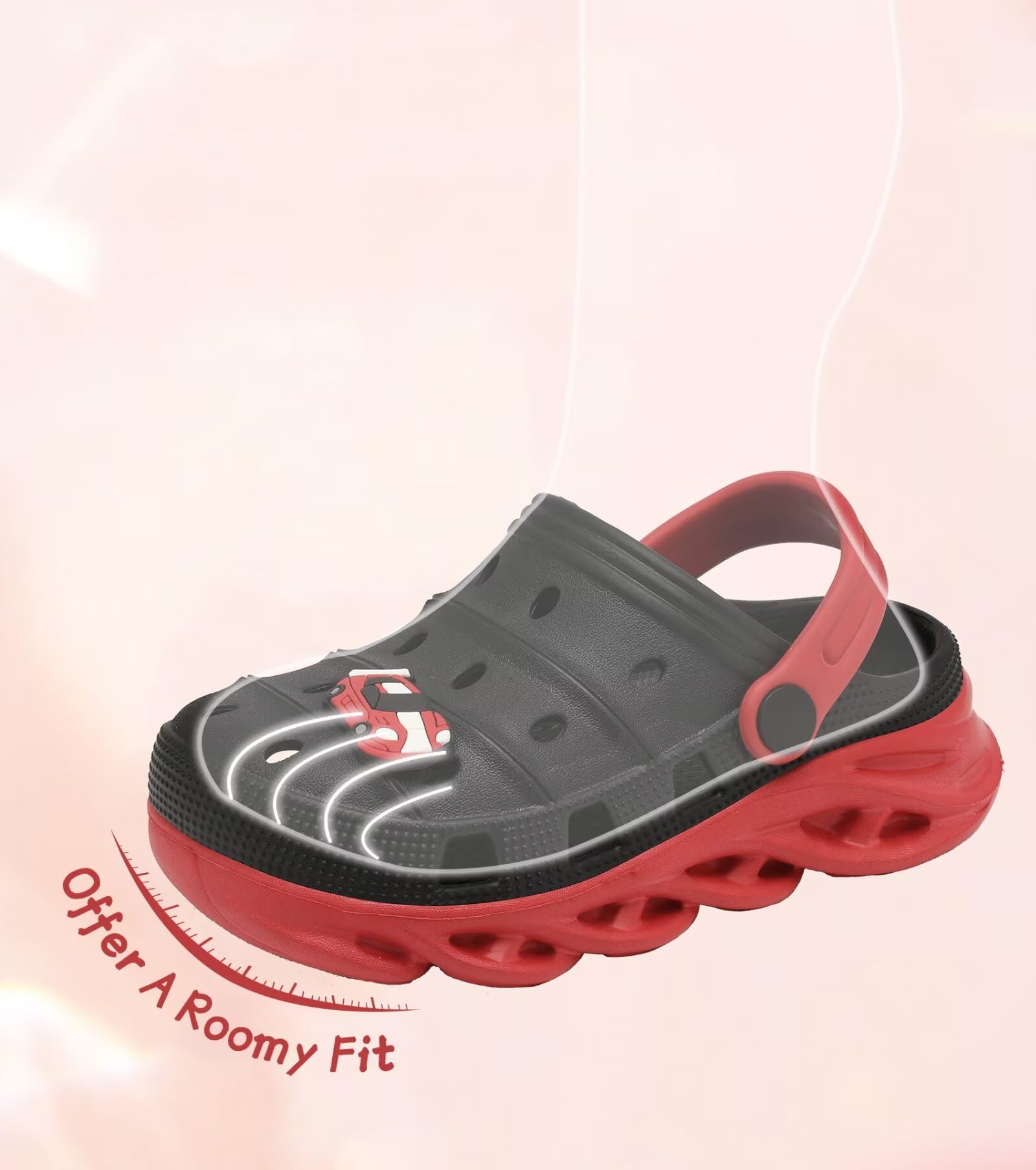 Toddler Kids Clogs - Slip-On Slide Sandals & Slippers for Boys Girls - Comfortable Beach, Pool, Garden Shoes for Summer Play