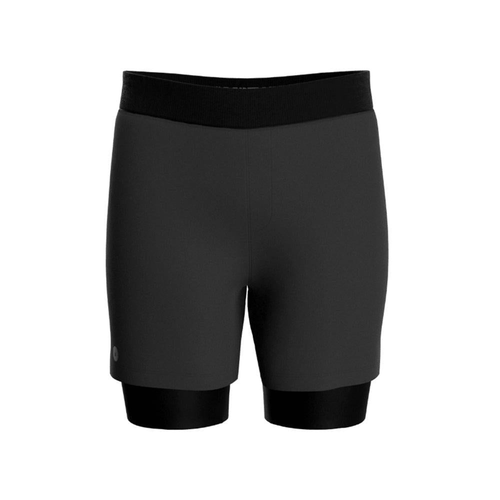 Smartwool Men's Seamless Lined Athletic Shorts - Moisture Wicking & Odor Resistant Workout Shorts for Running, Hiking & Gym Training