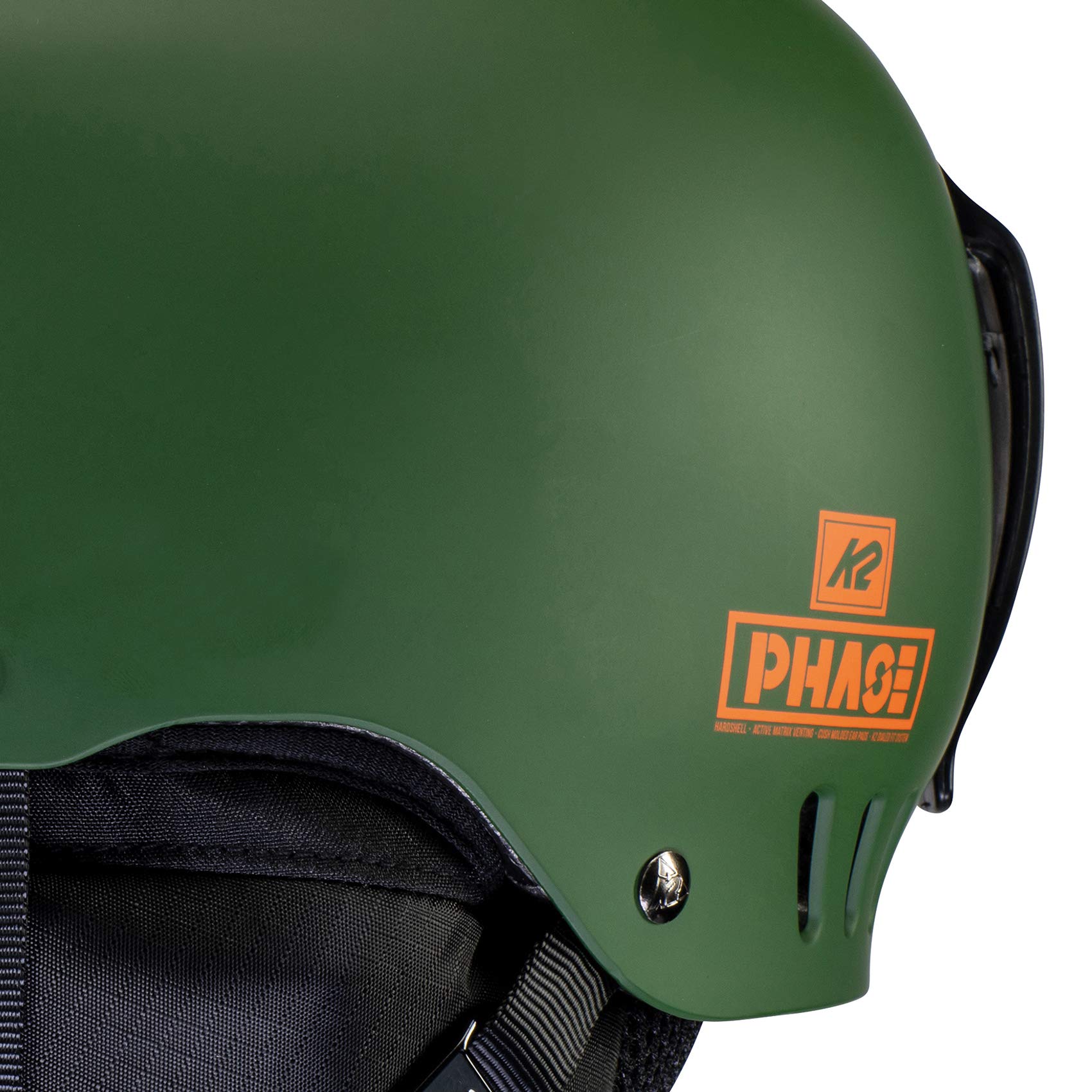 K2 Phase Pro Audio Snowboard & Ski Helmets 2021 - Large to XLarge Size, Forest Green - Built-in Bluetooth Speakers for Music & Calls - Perfect for Skiing, Snowboarding & Winter Sports