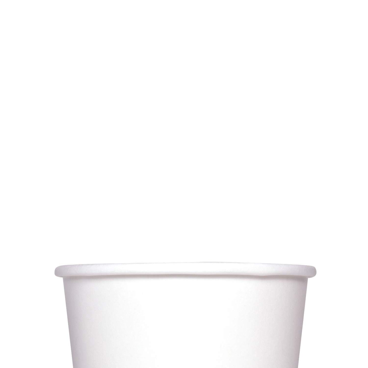 12oz (1000 Count) White Paper Ice Cream Cups & Soup Bowls - Hot/Cold Food Safe - Perfect for Ice Cream, Gelato, Yogurt, Soup & Snacks - Ideal for Restaurants, Cafes & Parties (C-KDP12W)
