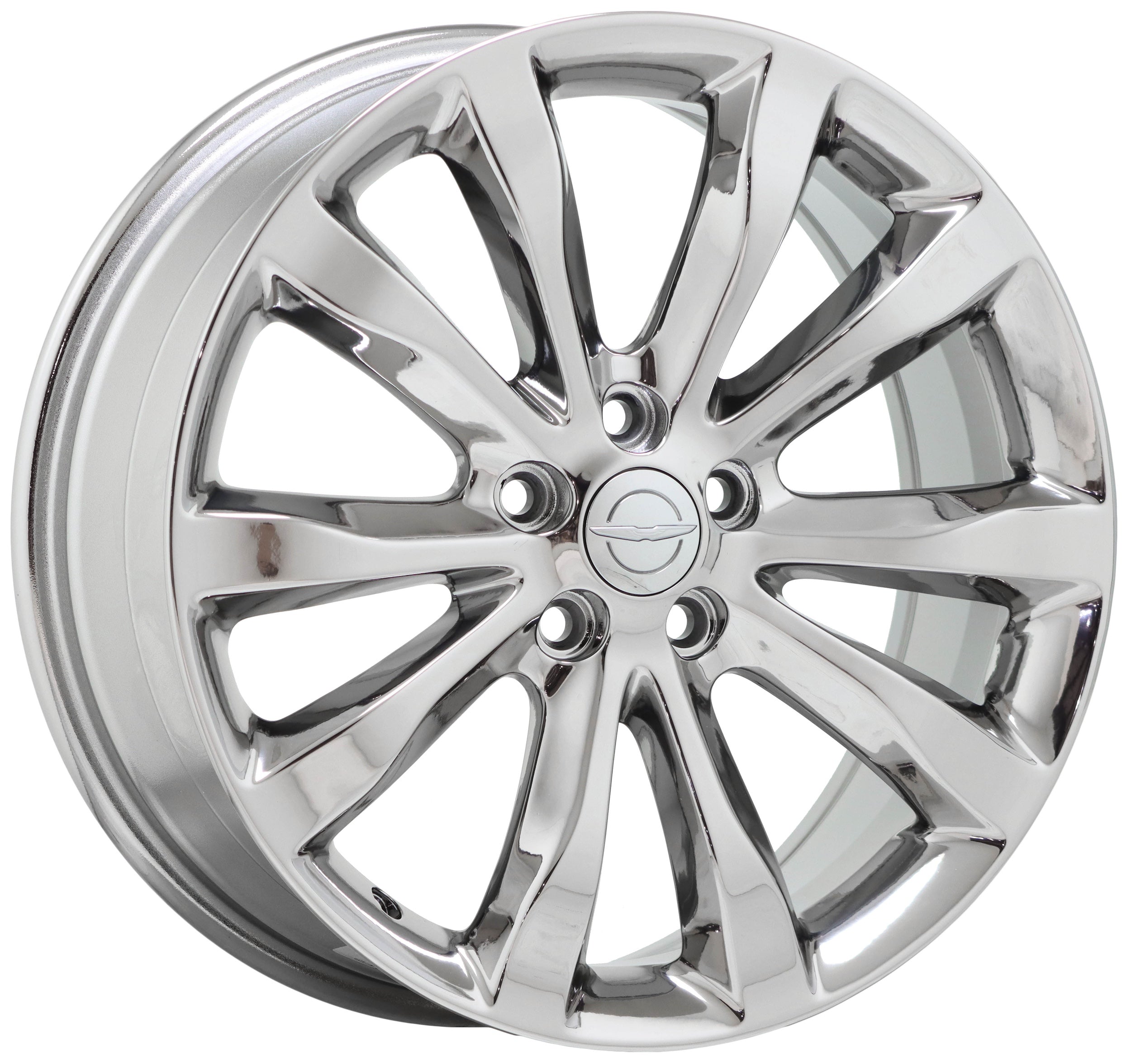 19 Chrysler 300 AWD OEM Factory Bright Chrome Wheels Rims - Set of 4 (Part #2538) - Perfect for Replacement, Custom Upgrades & Show Car Enhancement