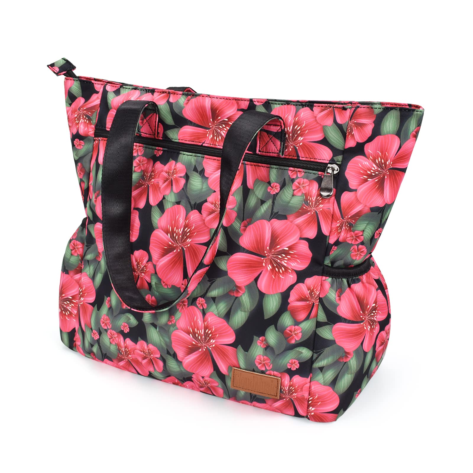 CLOUDMUSIC Large Waterproof Shoulder Tote Bag for Women - Perfect for Nurses, Teachers, Work, Gym, Travel & Beach - Spacious Multipurpose Carryall
