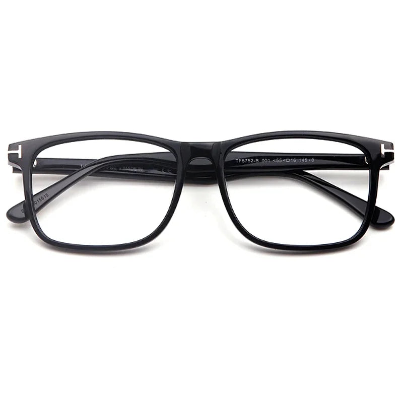 Aror Unisex Full Rim Square Acetate Eyeglasses 45752 - Stylish & Durable Frame for Men & Women - Perfect for Work, Reading & Fashion Accessory