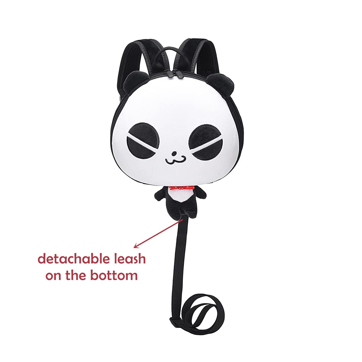 Toddler Safety Harness Backpack - Panda Plush Animal Leash for Kids, Adjustable Child Walking Reins for Outdoor Adventures & Travel