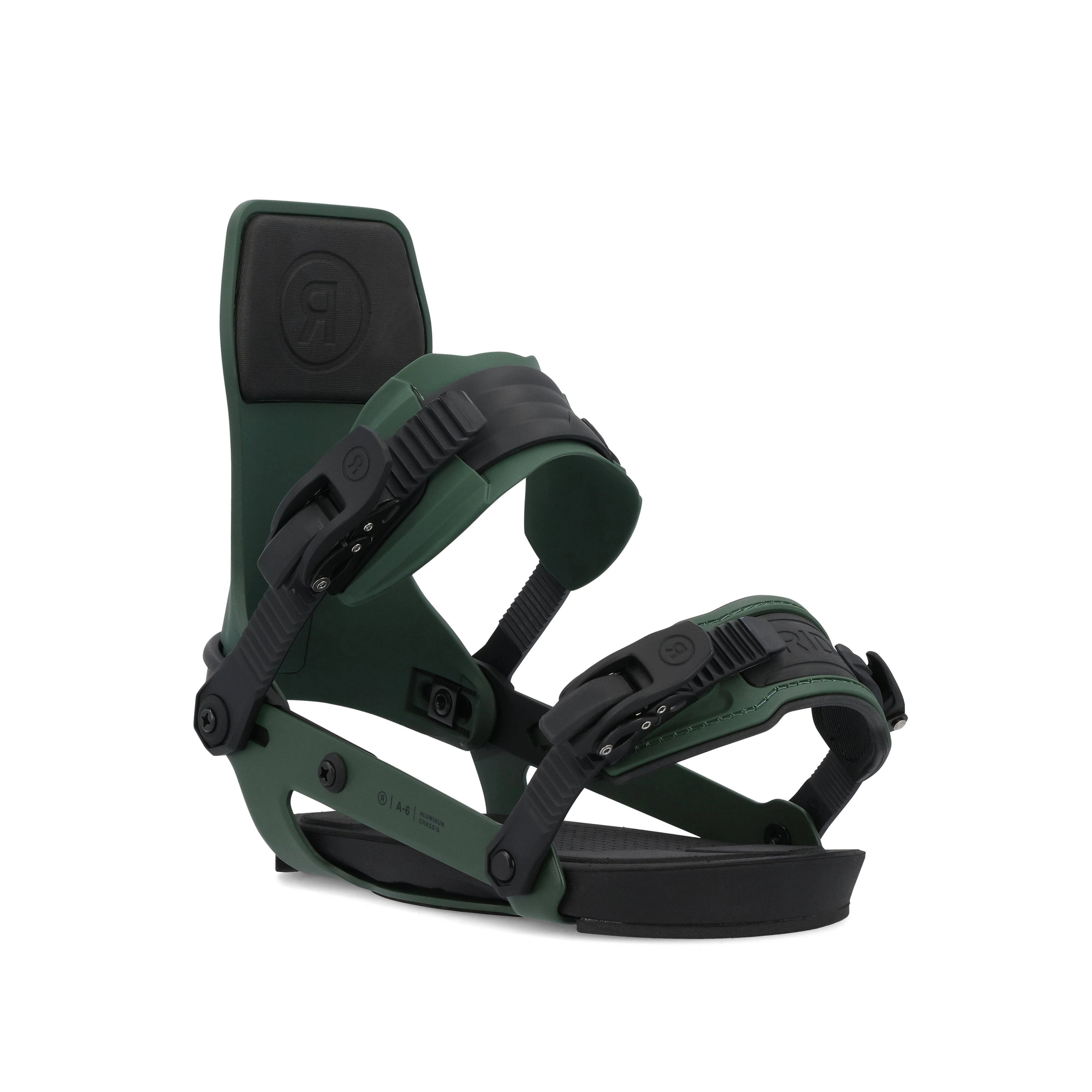 2025 Ride A 6 Snowboard Bindings - High-Performance Snowboard Bindings for All-Mountain & Freestyle Riding - Perfect for Powder, Park & Backcountry Adventures