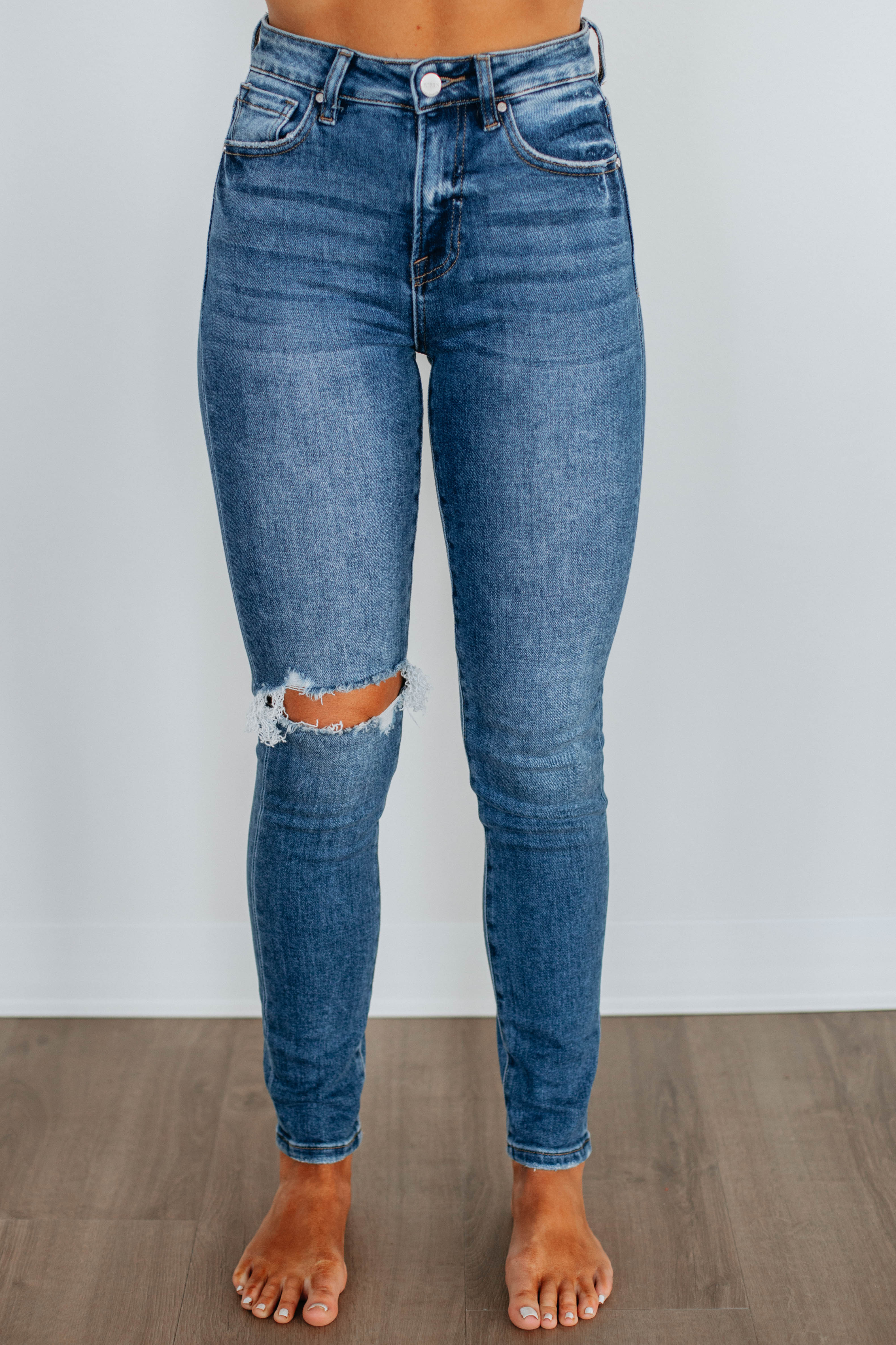 Autumn Risen Jeans for Women - High Waist Stretch Denim Pants, Comfortable & Stylish Fall Fashion | Perfect for Casual Outings, Work & Date Nights