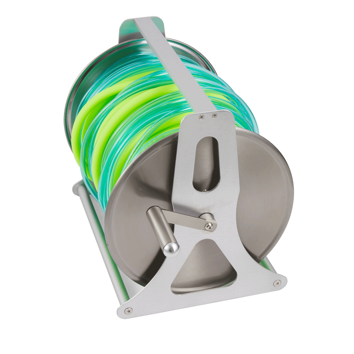 Heavy Duty Radial Hose Reel with Durable Hose - Ideal for Garden, Car Washing & Industrial Use
