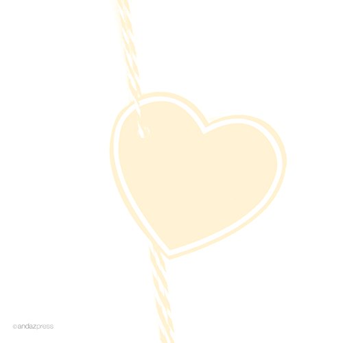 Andaz Press Heart Shaped Gift Tags - 30 Pack Blank Ivory Cardstock Tags for Weddings, Birthdays, Christmas & DIY Crafts