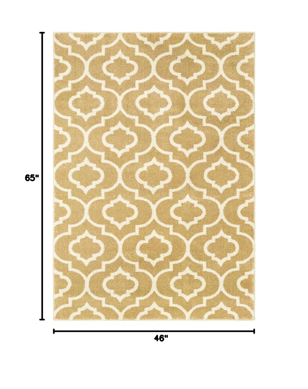 Carson Casual Rugs 9672E - Soft Modern Area Rug for Living Room, Bedroom, Dining Room - Non-Slip Comfortable Home Decor