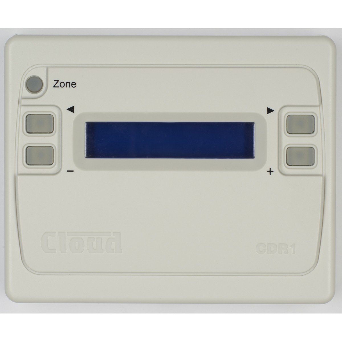 Cloud Electronics CDR-1W Surface Mount Remote Volume Control Panel - White | In-Wall Audio Selector for Multi-Room Music Systems | Perfect for Home Theater & Smart House Installations