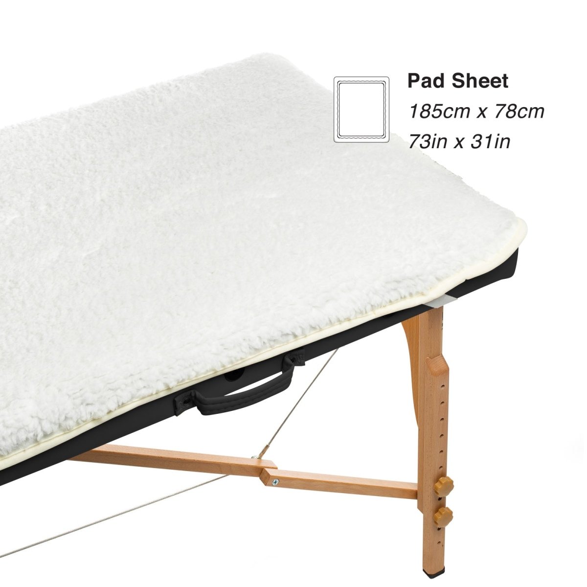 Soft Fleece Massage Table Face Rest Cover - Hypoallergenic & Washable for Spa, Salon & Home Use - Comfortable Support for Facial Massage & Beauty Treatments