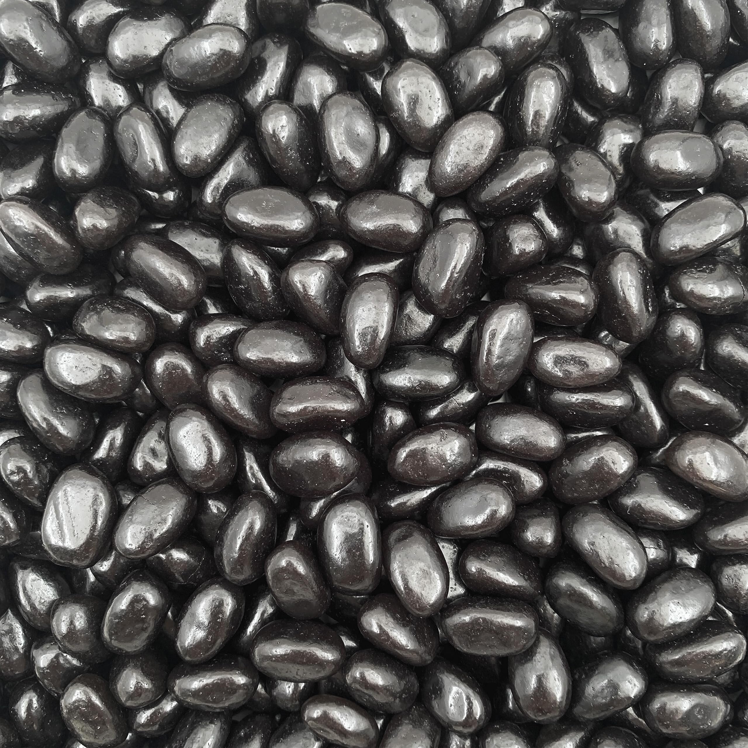 Premium Black Licorice Jelly Beans - 2 Pound Bulk Bag | Classic Old-Fashioned Candy for Halloween, Parties & Movie Nights