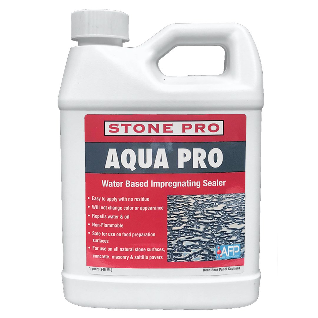 Aqua Pro All Purpose Water Based Impregnating Sealer for Concrete, Stone & Tile - Waterproof & Stain Resistant Sealer for Indoor & Outdoor Use