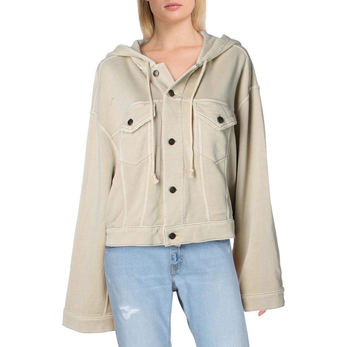 Free People Dreamers Hooded Jacket - Women's Cozy Fleece Pullover with Hood for Casual Wear & Outdoor Activities