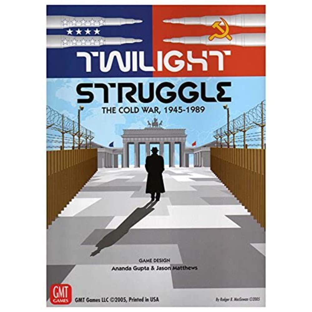 GMT Games Twilight Struggle Deluxe Edition - Award-Winning Cold War Strategy Board Game for Adults - Perfect for Game Nights & Historical Enthusiasts
