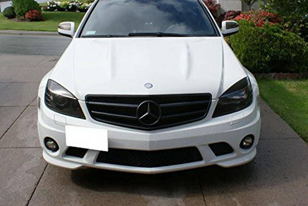 Mercedes C Class W204 (2008-2014) License Plate Mounting Kit & Relocator - Front Bumper Bracket for Easy Installation & Perfect Fit - Ideal for Car Enthusiasts & Customization