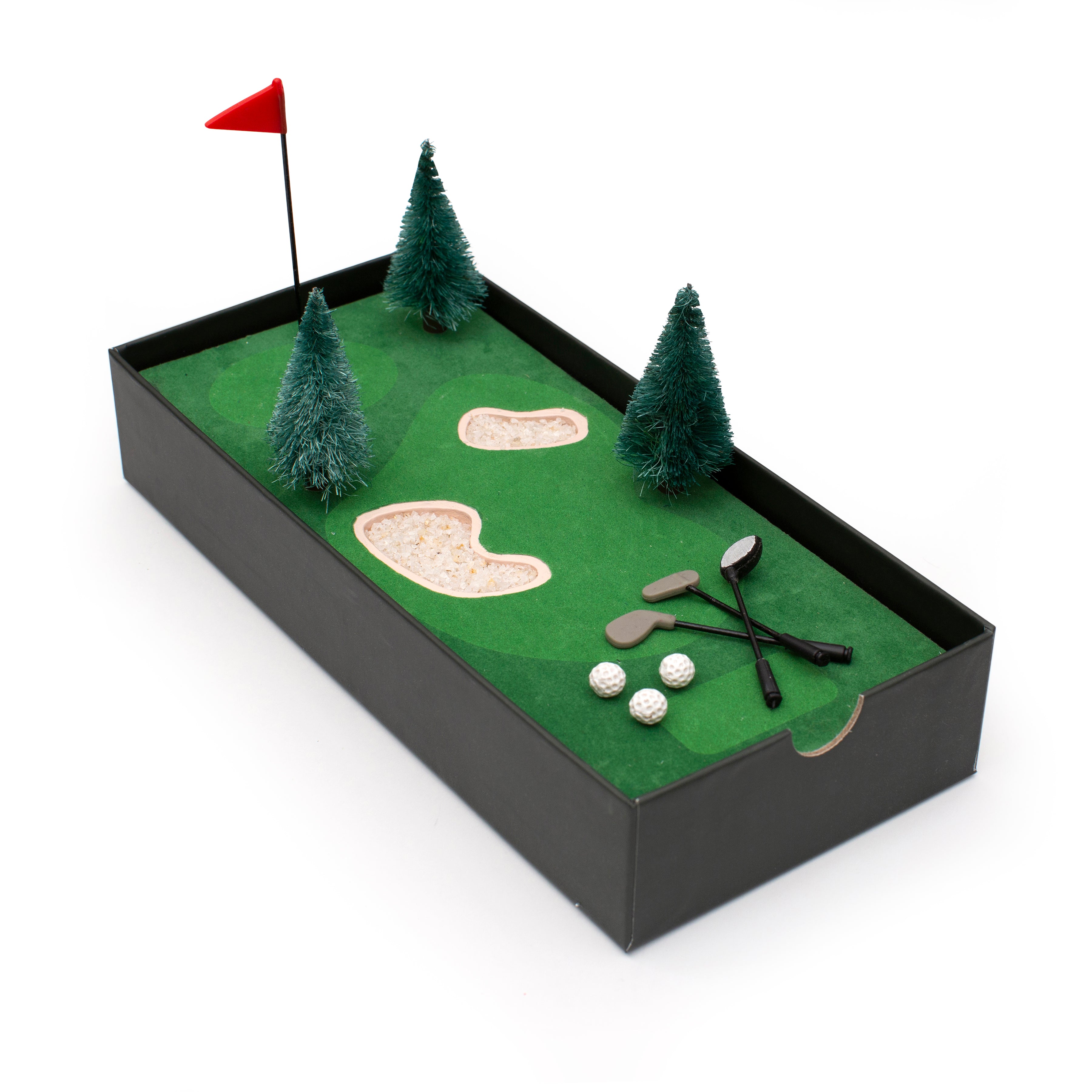 Premium Desktop Golf Putting Green Set - Portable Mini Golf Game for Office & Home - Perfect for Stress Relief & Indoor Practice - Great Gift for Golf Lovers
