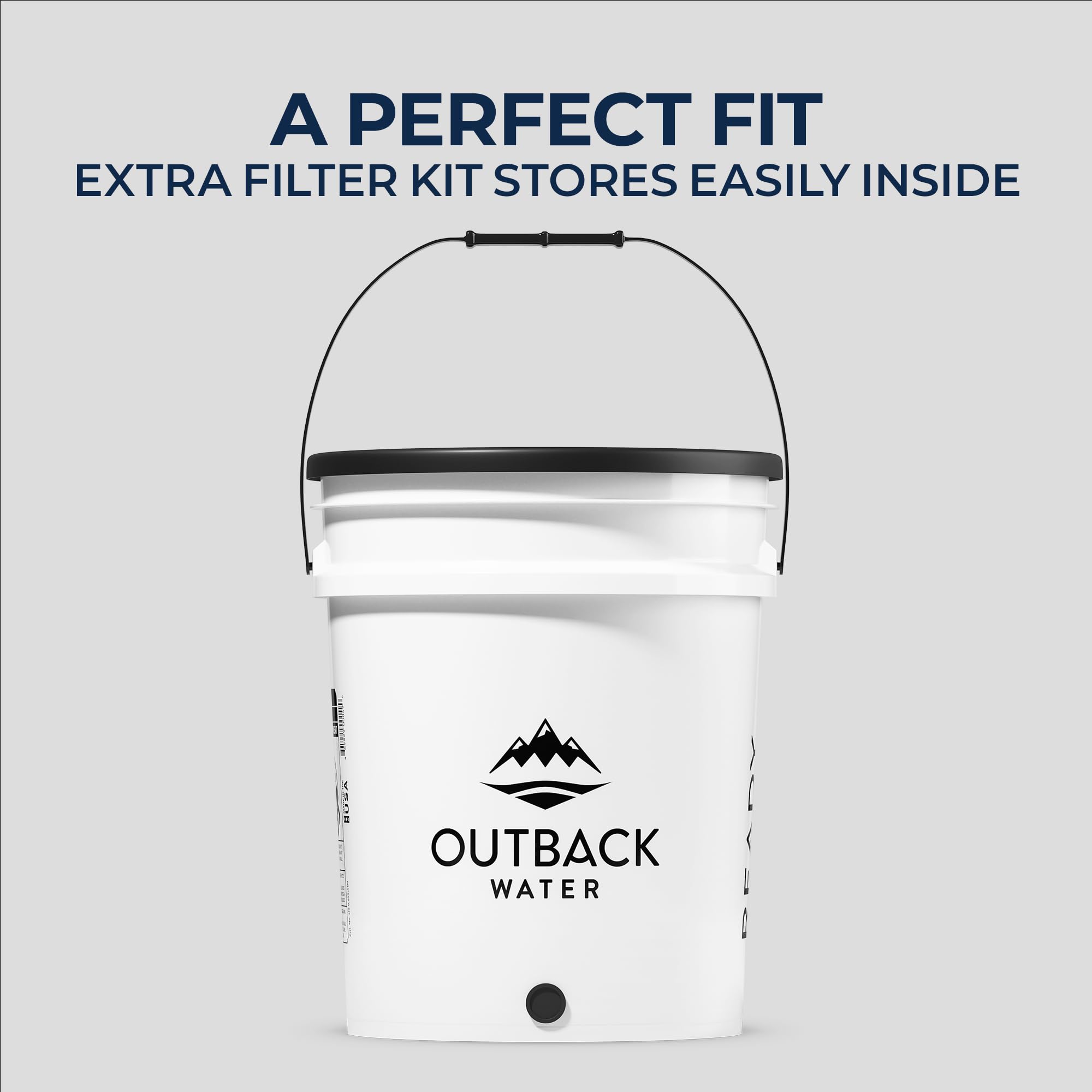 Outback Ready OB-25RDY Water Filter Replacement Kit - Emergency Survival Water Filtration System for Camping, Hiking & Disaster Preparedness