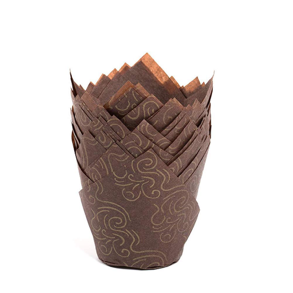 DOITOOL 50PCS Baking Cupcake Liners - Disposable Muffin Wrappers, Mini Paper Cups for Wedding, Party & Home Baking - Perfect for Cupcakes, Muffins, Desserts & DIY Crafts