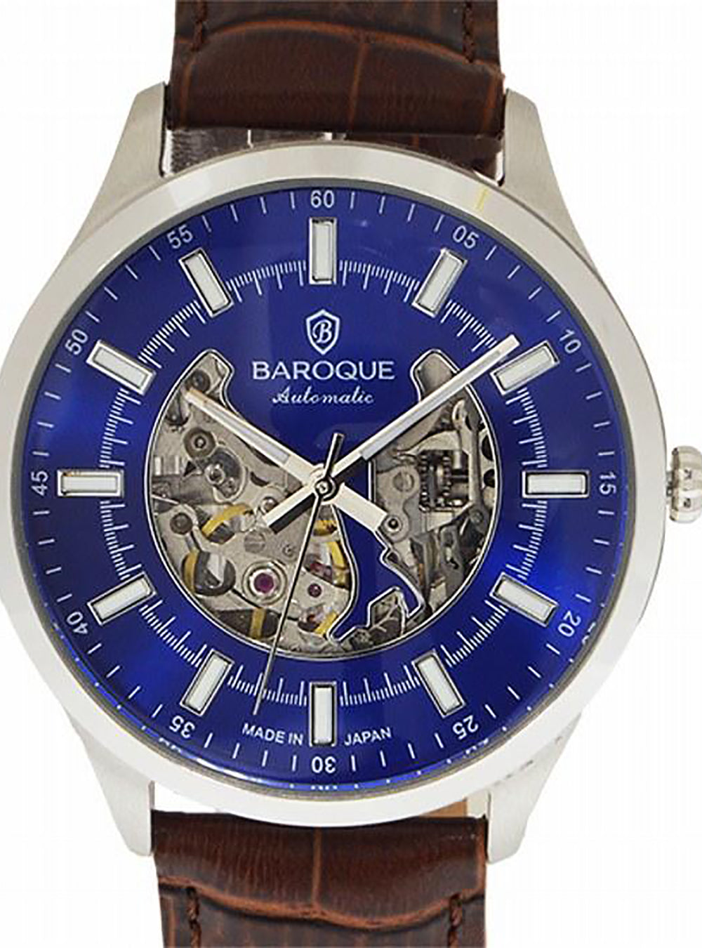 Baroque Watch BA2005S 03BR - Japanese-Made Luxury Timepiece for Men | Perfect for Business, Formal Events & Special Occasions