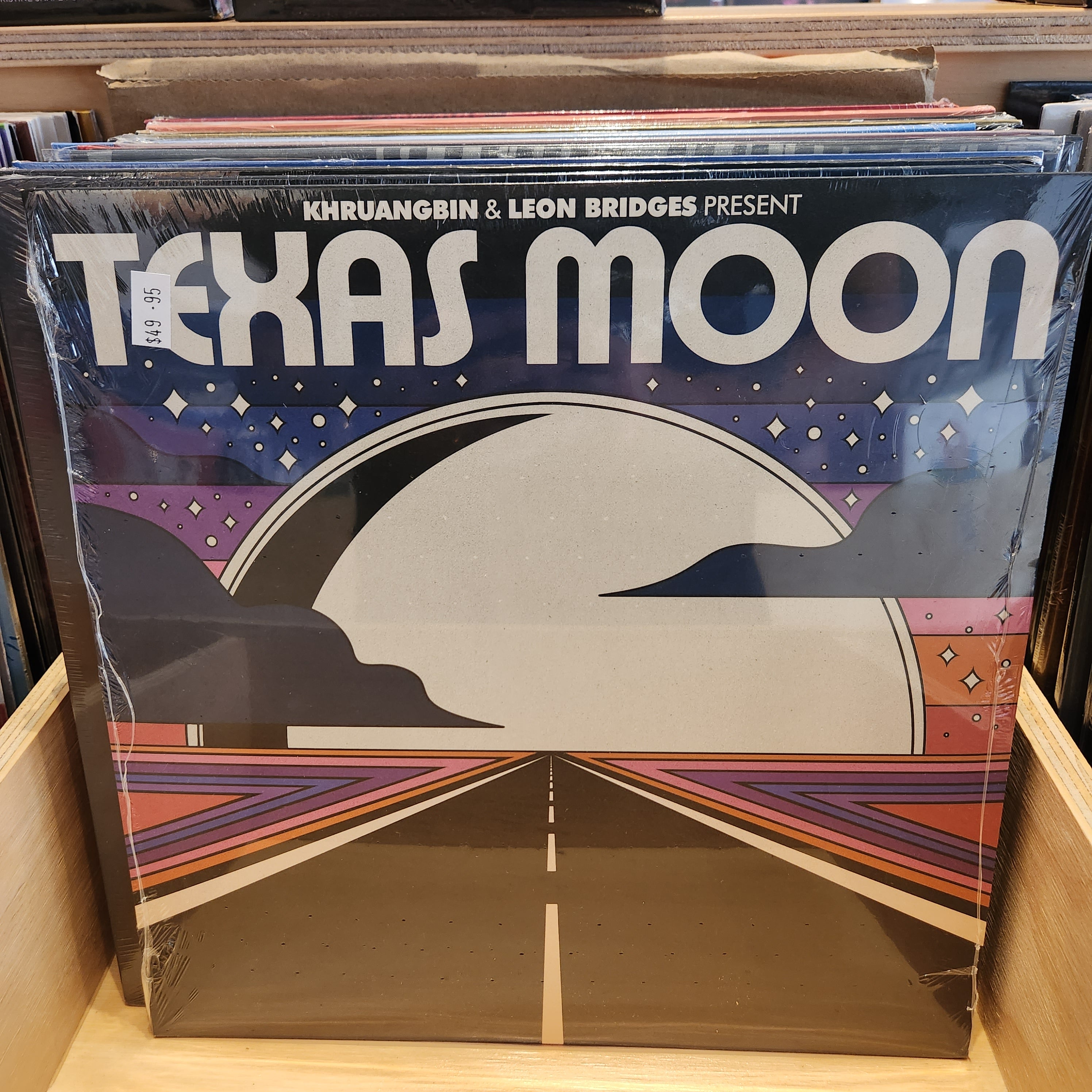 Khruangbin & Leon Bridges Texas Moon Vinyl LP Record - Limited Edition Vinyl for Collectors & Music Lovers - Perfect for Home Listening, Gifts & Vinyl Collections