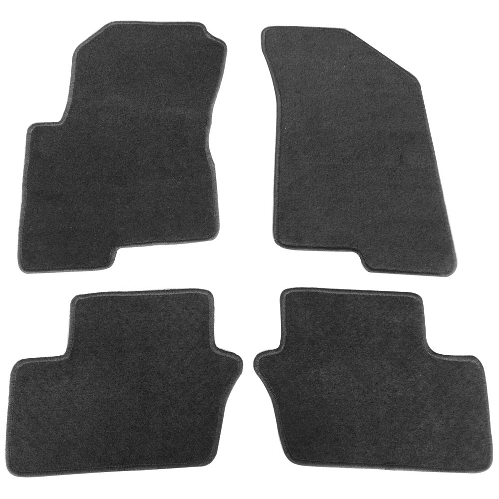 FREEMOTOR802® Premium Nylon Car Floor Mats for 2007-2012 Dodge Caliber - 4PCS Black Non-Slip Custom Fit Floor Liners | Perfect for All-Weather Protection & Easy Cleaning
