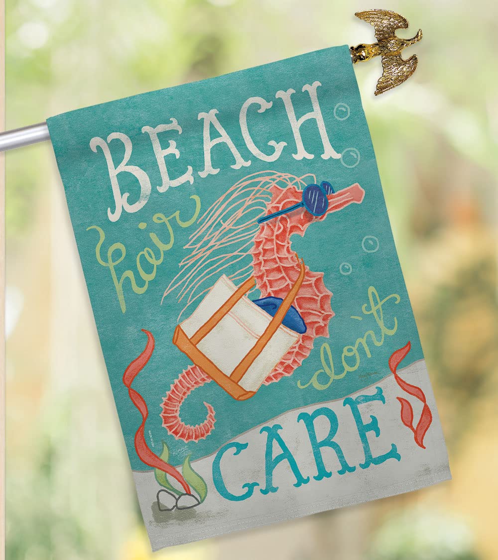 Seahorse Beach House Flag Set 28