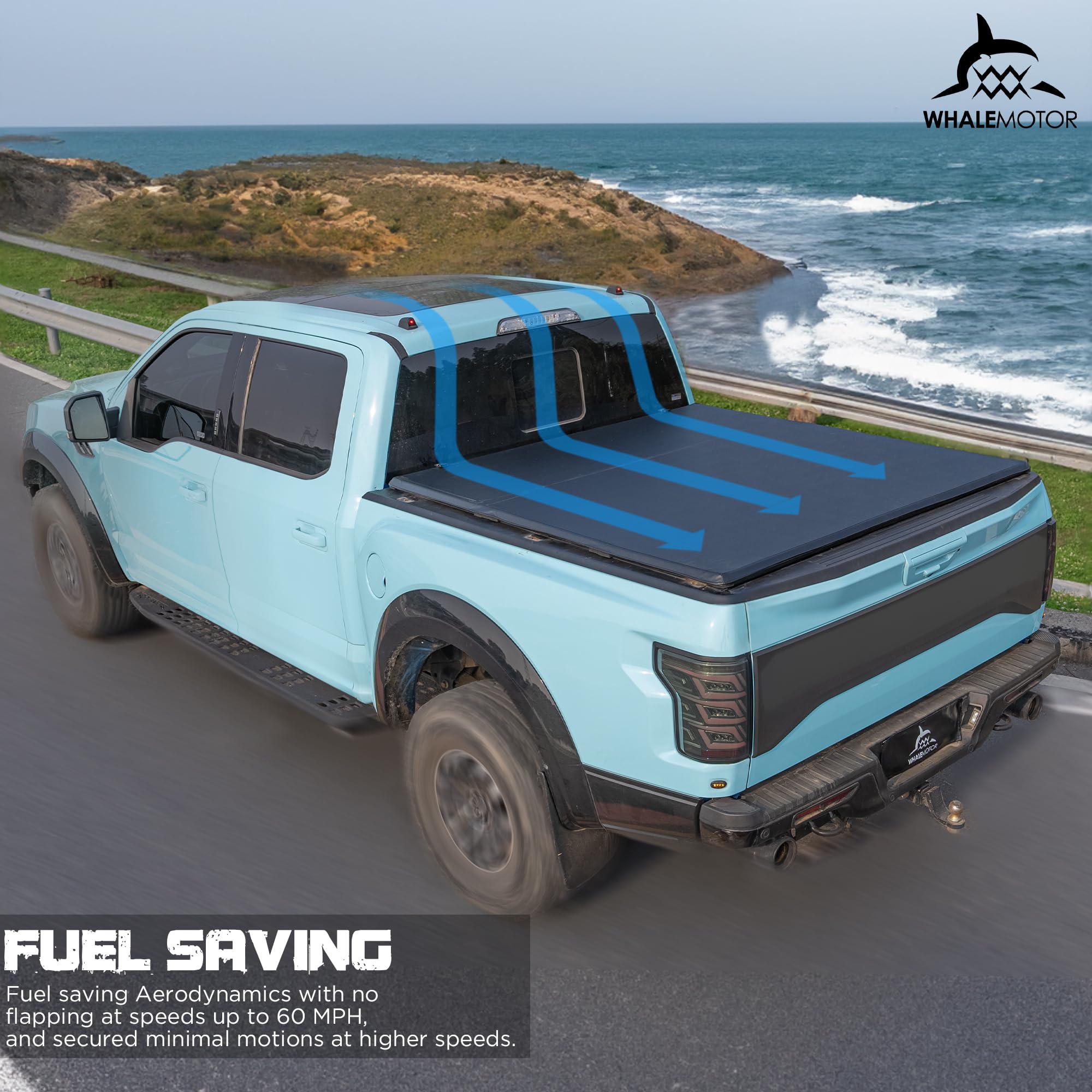 Dodge Ram 1500/2500/3500 Truck Bed Tonneau Cover - Soft Roll Up Style for 6.4 ft Standard Box (2002-2024 Models, Excludes 2019-2024 1500 New Body & Rambox) | Weatherproof Protection for Cargo & Outdoor Gear