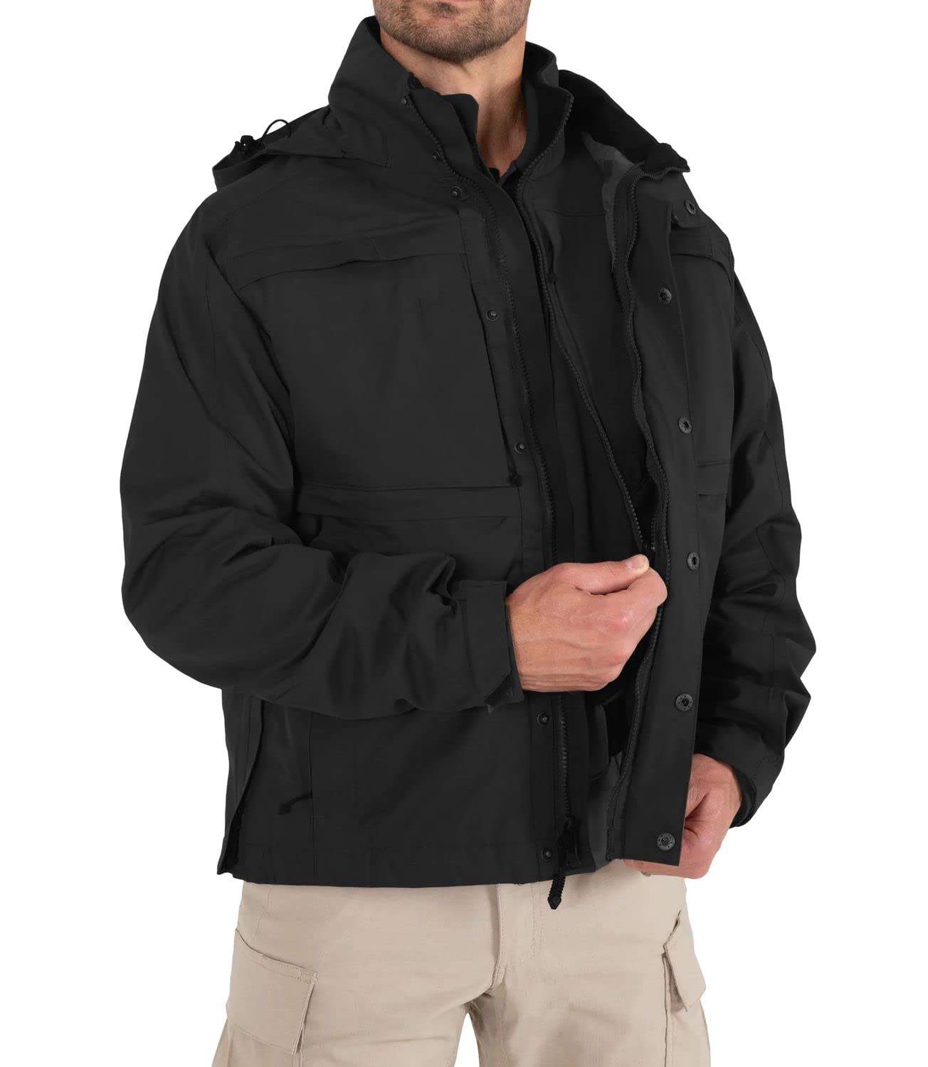 First Tactical Tactix Series System Jacket - Waterproof Tactical Outerwear for Men | Military & Outdoor Activities, Hiking, Camping, Hunting Gear