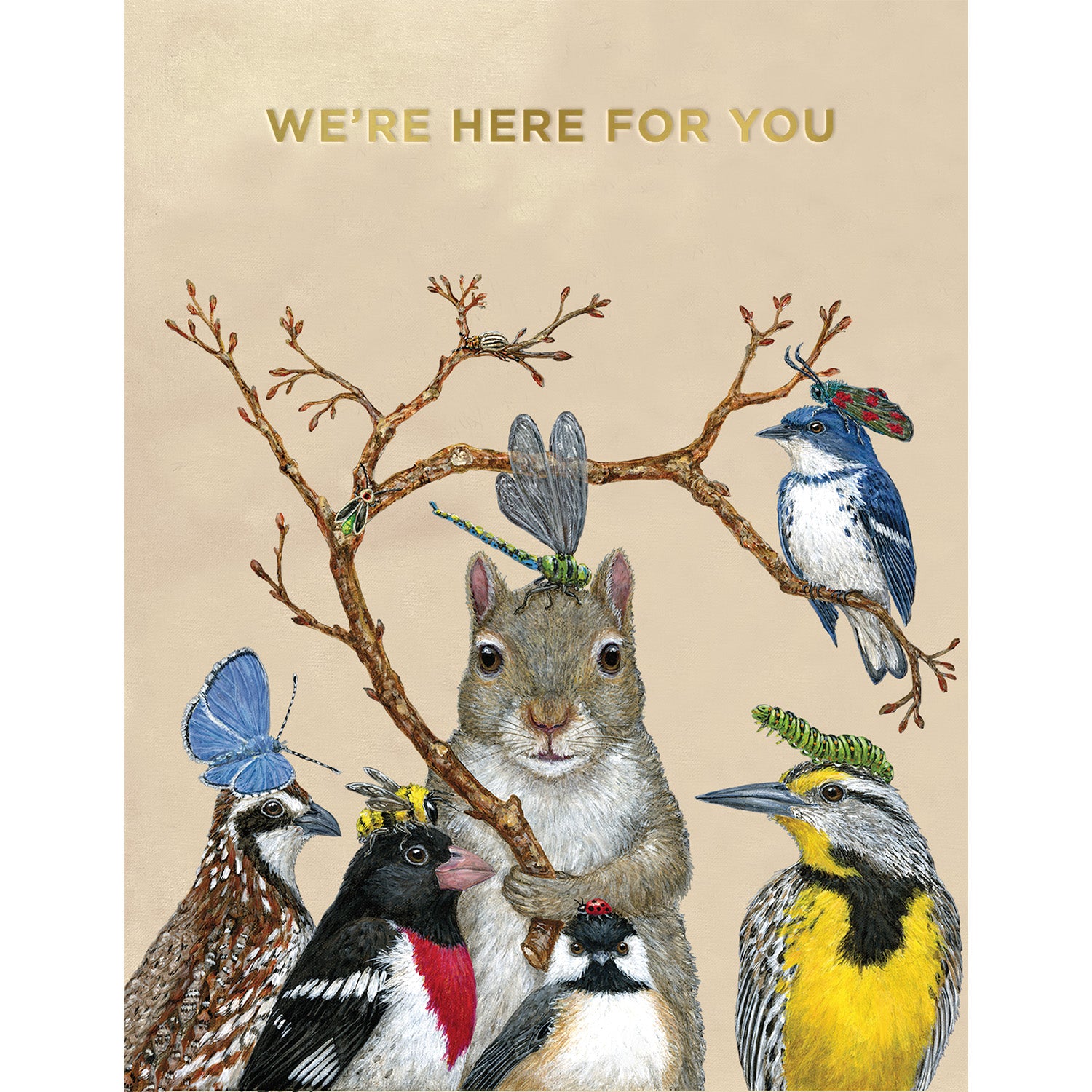 Here for You Crew Card - Thoughtful Greeting Card for Friends & Family - Perfect for Birthdays, Thank You Notes & Special Occasions
