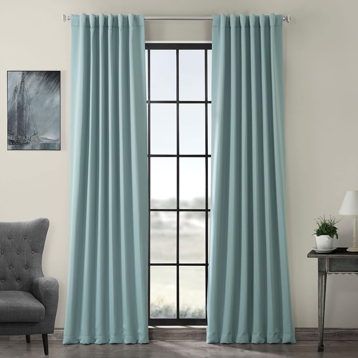 Juniper Berry Blackout Curtains for Bedroom - 100% Room Darkening Window Drapes for Better Sleep & Light Blocking - Perfect for Nursery, Home Theater, and Shift Workers