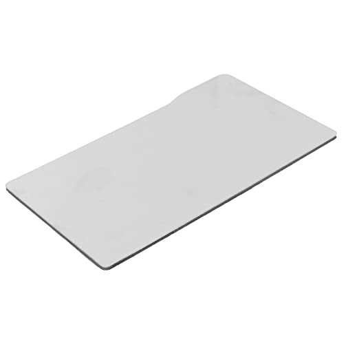 3D Printer Magnetic Steel Plate - 135x75mm High Adhesion Metal Build Surface with Wiredrawing Finish & Corrosion Resistance | Perfect for Smooth Printing & Easy Removal