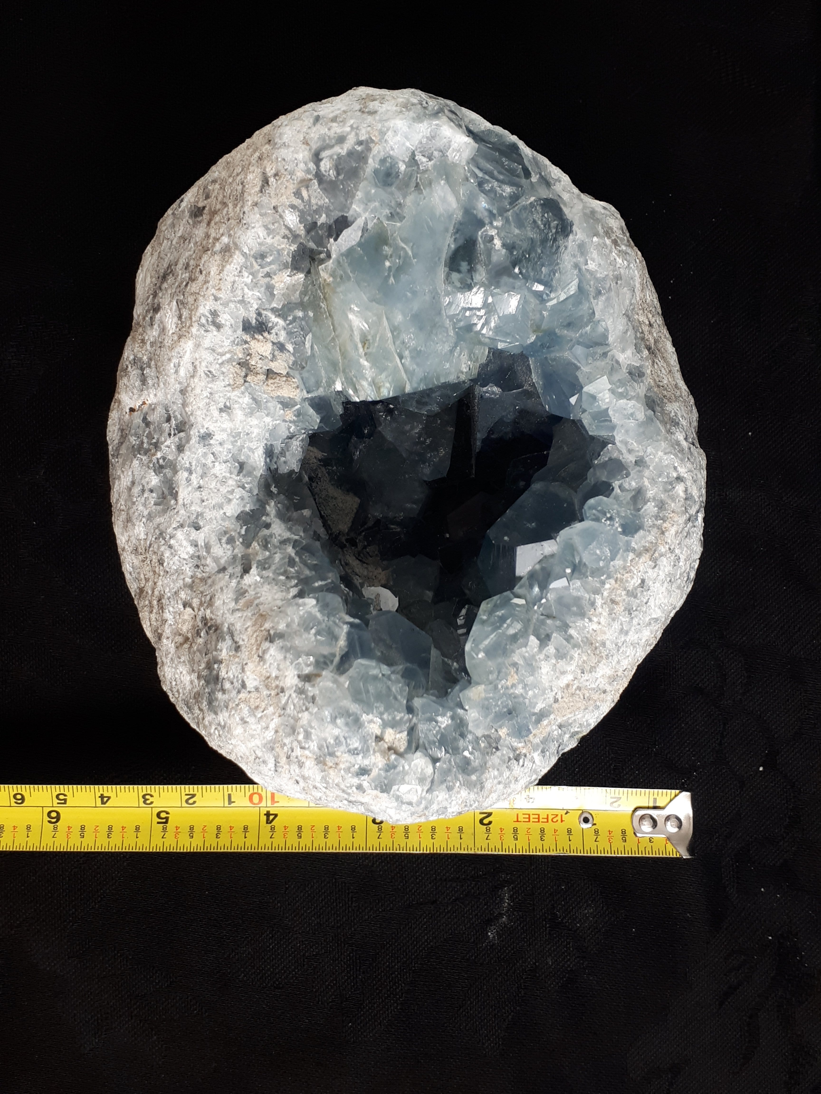 Natural Celestite Crystal Cluster - Healing Stone for Meditation, Spiritual Growth & Home Decor | Perfect for Reiki, Yoga & Energy Work